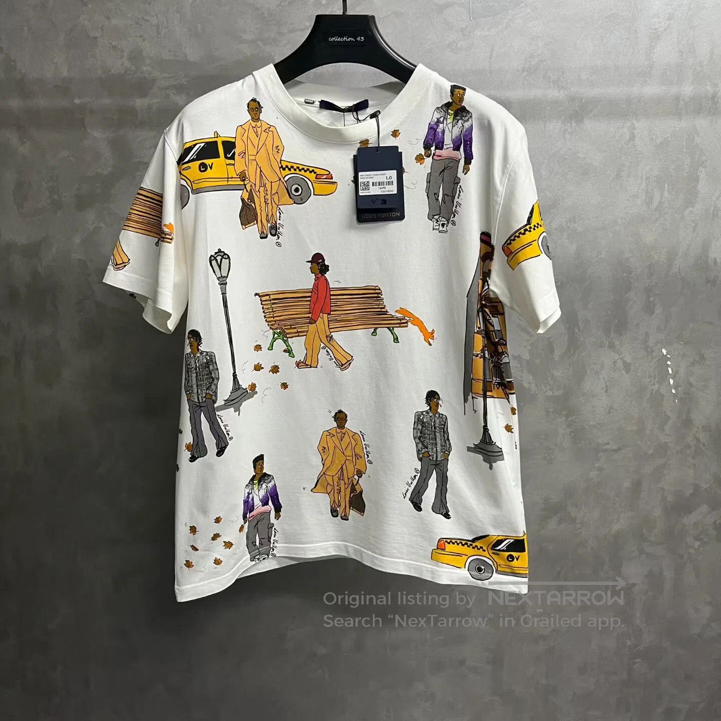 Louis Vuitton Louis Vuitton Short-sleeved T-shirt with a character desig Size US L / EU 52-54 / 3 - 1 Thumbnail