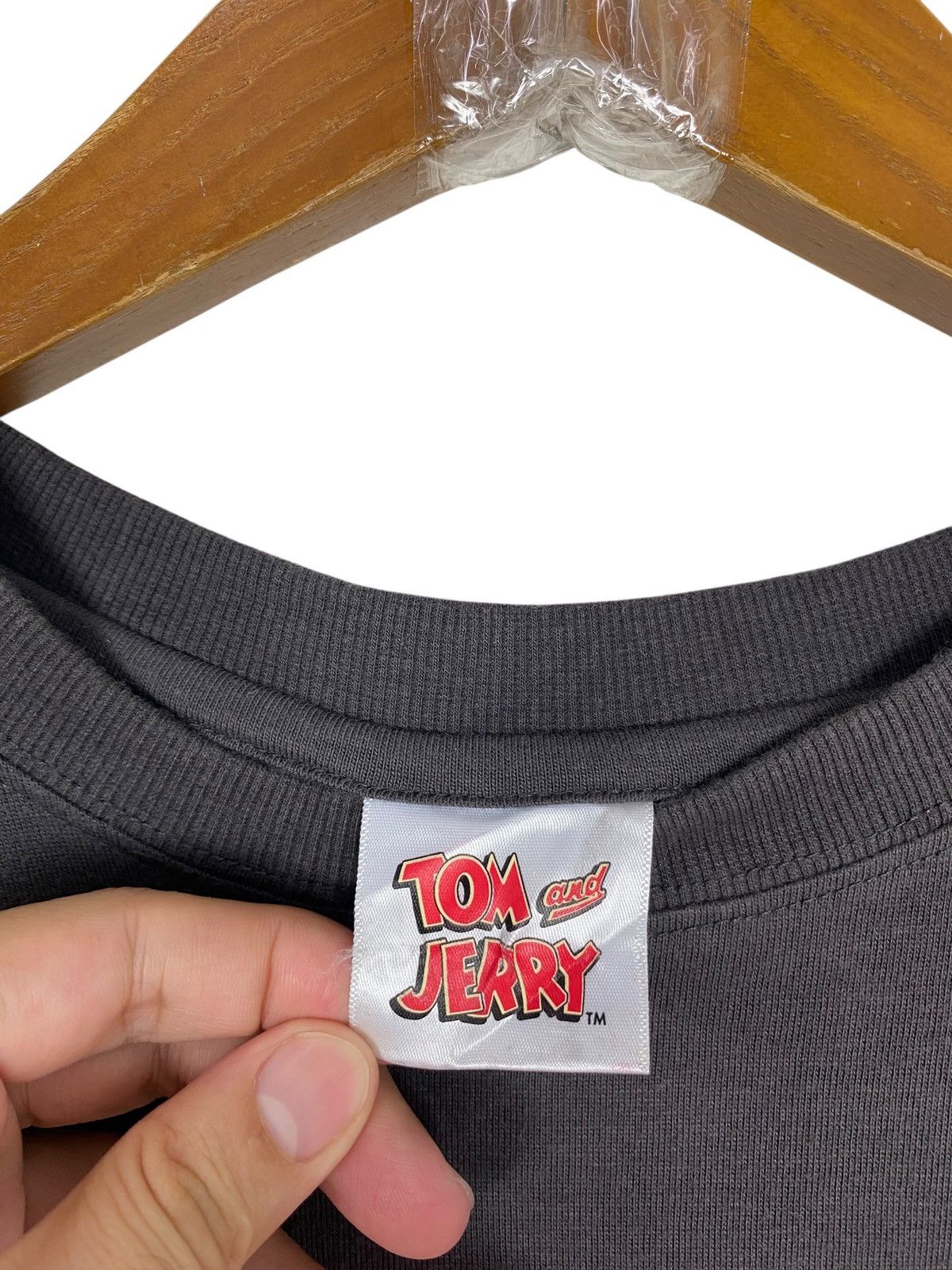 Cartoon Network Rare‼️ Tom and Jerry T-Shirt Big Logo Size US L / EU 52-54 / 3 - 3 Thumbnail