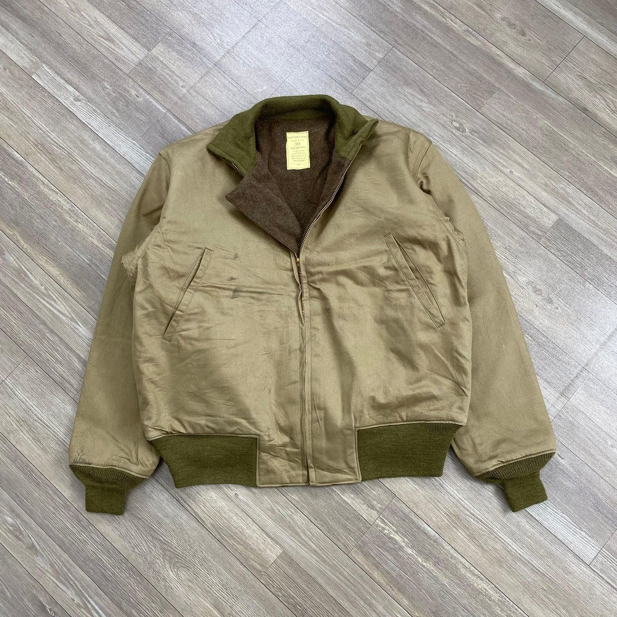 Buzz Rickson's 90s Vintage United Carr by Buzz Rickson Military Deck Jacket Size US L / EU 52-54 / 3 - 1 Thumbnail