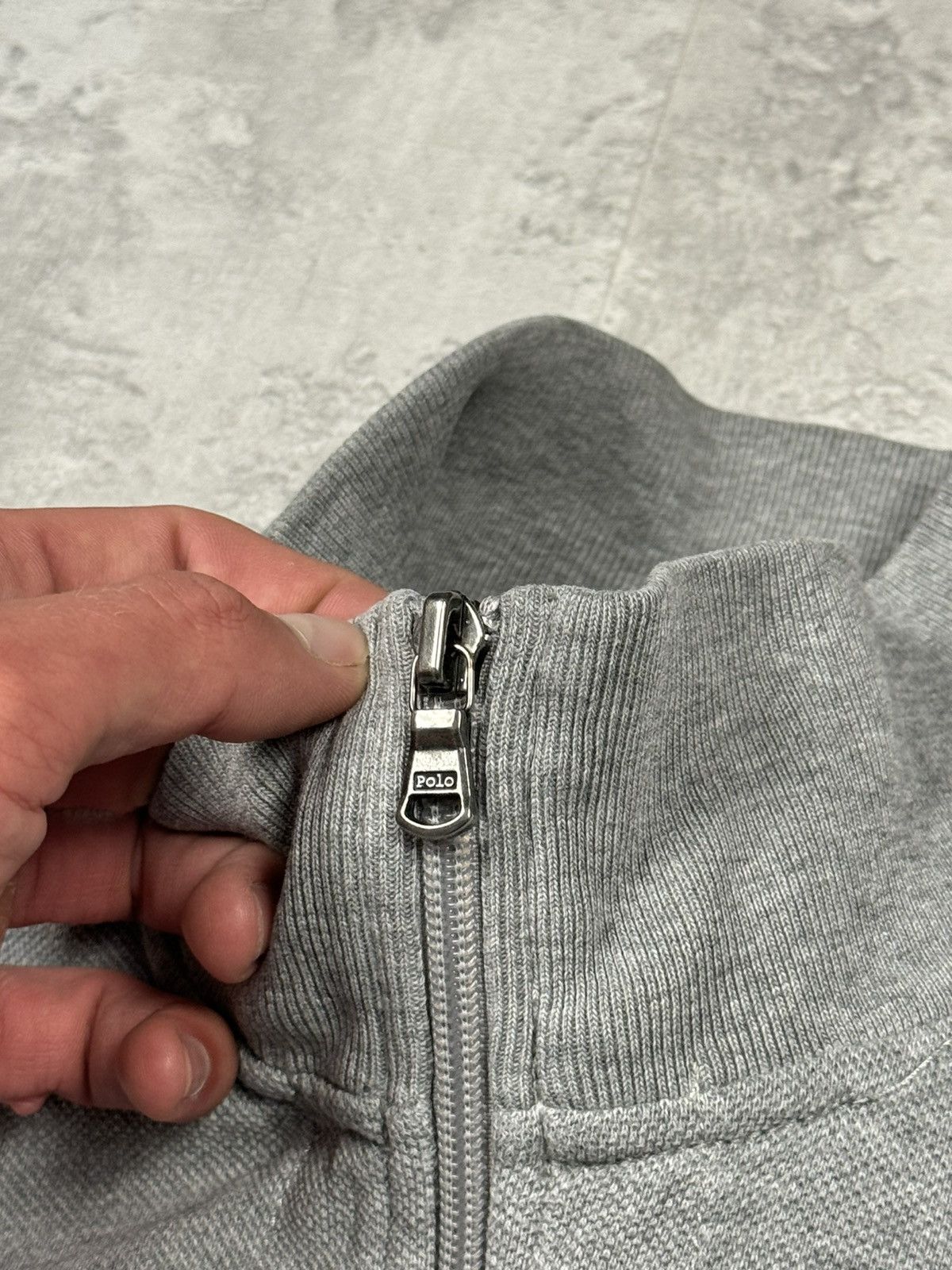 Polo Ralph Lauren Vintage Polo Ralph Lauren Y2K Gray Zip Sweatshirt Size L Size US L / EU 52-54 / 3 - 10 Thumbnail