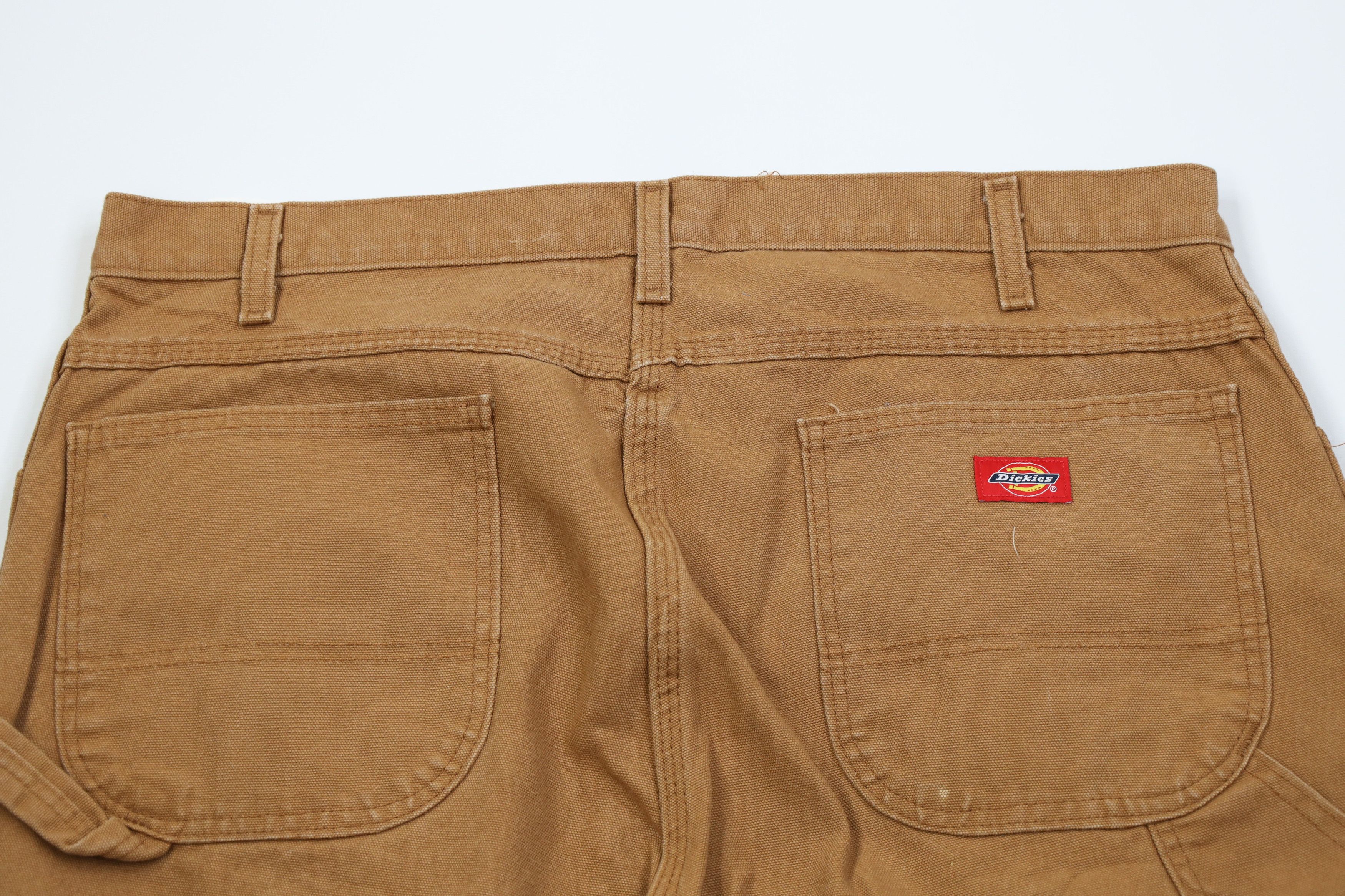 Dickies Vintage Y2K Dickies Wide Leg Canvas Dungaree Pants Brown Size US 38 / EU 54 - 11 Thumbnail