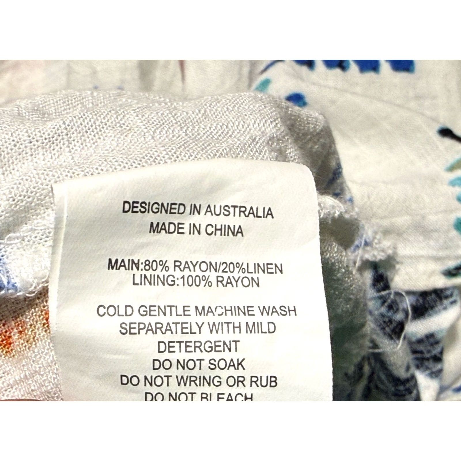 Vintage Label of Love Australia Smocked Linen Midi Dress S Women Travel Beach Resort Size S / US 4 / IT 40 - 6 Thumbnail