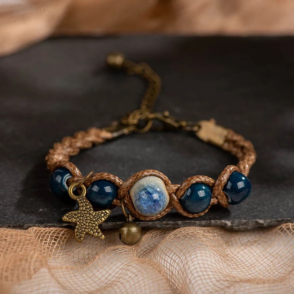Handmade Artware Retro Ceramic Bracelet Handmade Jewelry Gift For Her Size ONE SIZE - 1 Preview
