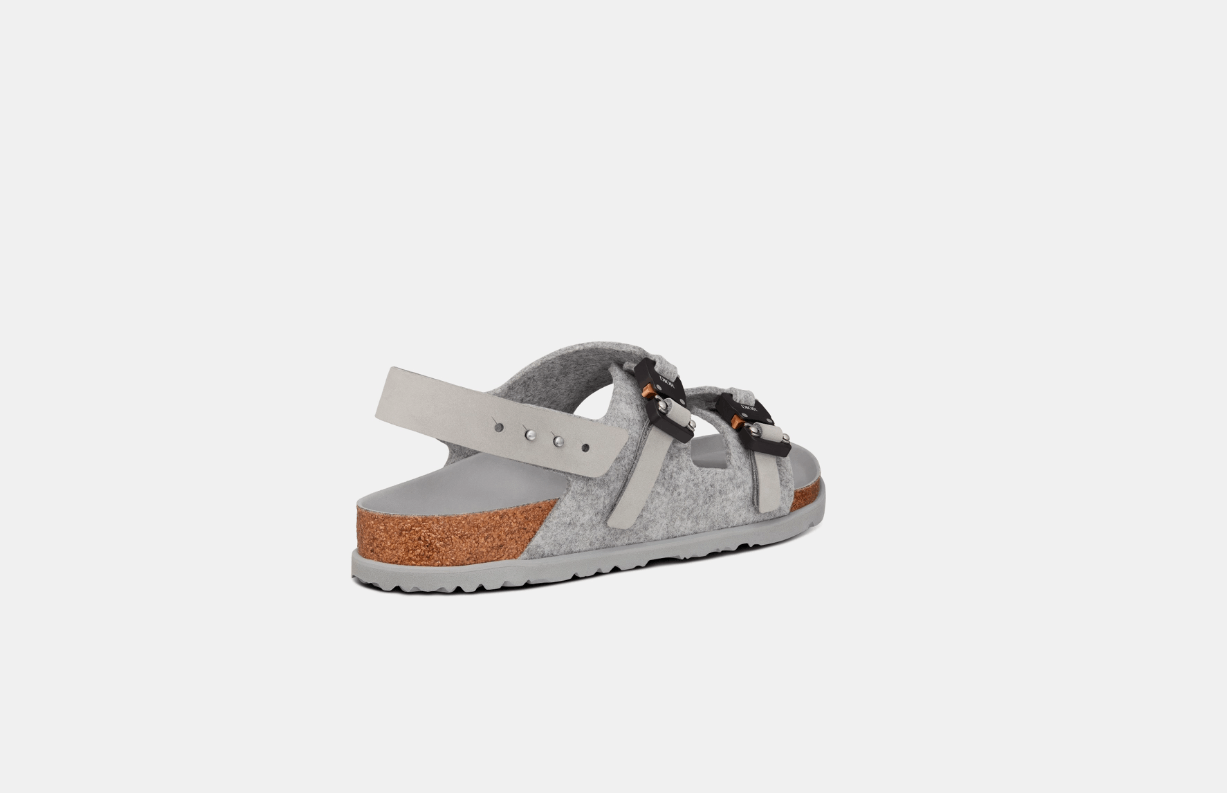 Birkenstock × Dior o1w1db10125 Milano Sandal Felt in Gray Size US 12 / EU 45 - 3 Thumbnail