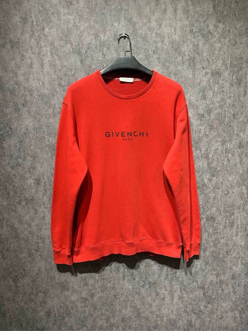 Givenchy Givenchy Red chest logo hoodie 2506-Nextarrow Size US XL / EU 56 / 4 - 1 Thumbnail