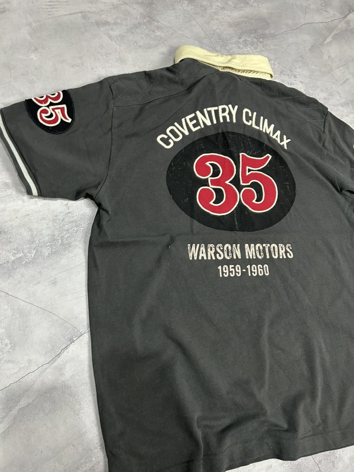 Fox Racing Vintage Warson Motors Racing Polo Shirt Size US L / EU 52-54 / 3 - 3 Thumbnail