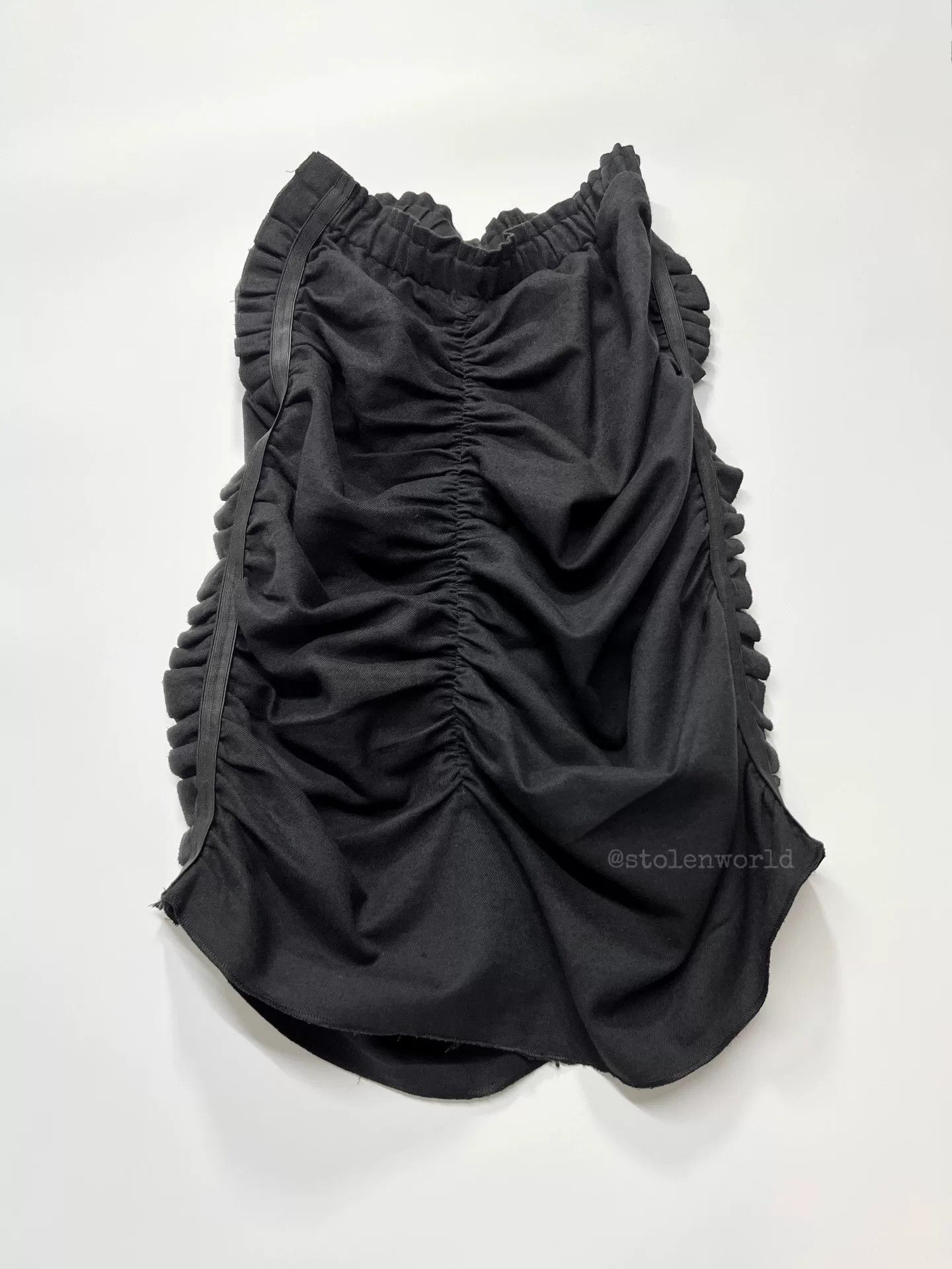 Rei Kawakubo Comme des Garçons Irregular Pleated Skirt Size 32" / US 10 / IT 46 - 1 Thumbnail