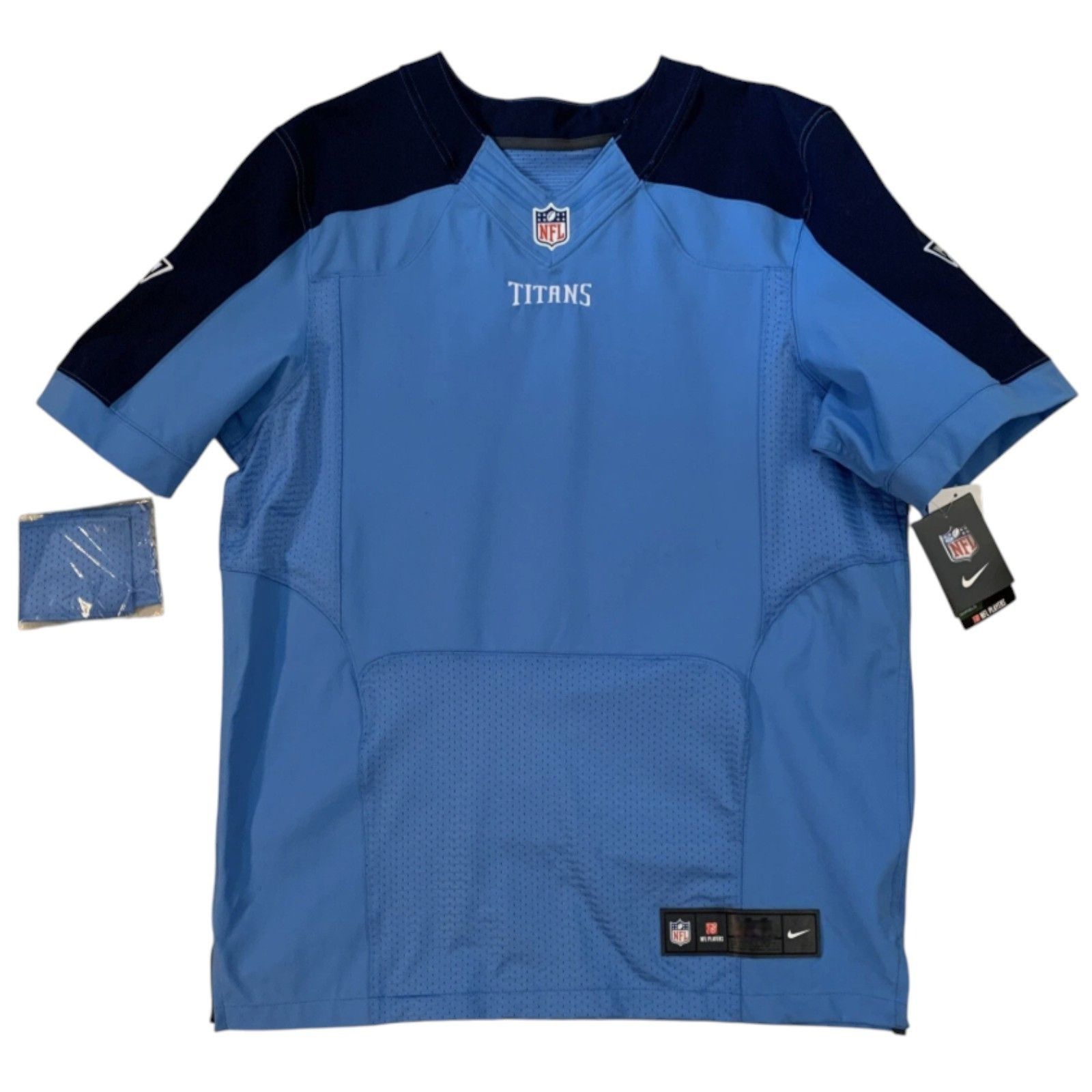 Nike Nike NFL Tennessee Titans On Field Blank Player Limited Jers Size US XL / EU 56 / 4 - 2 Thumbnail