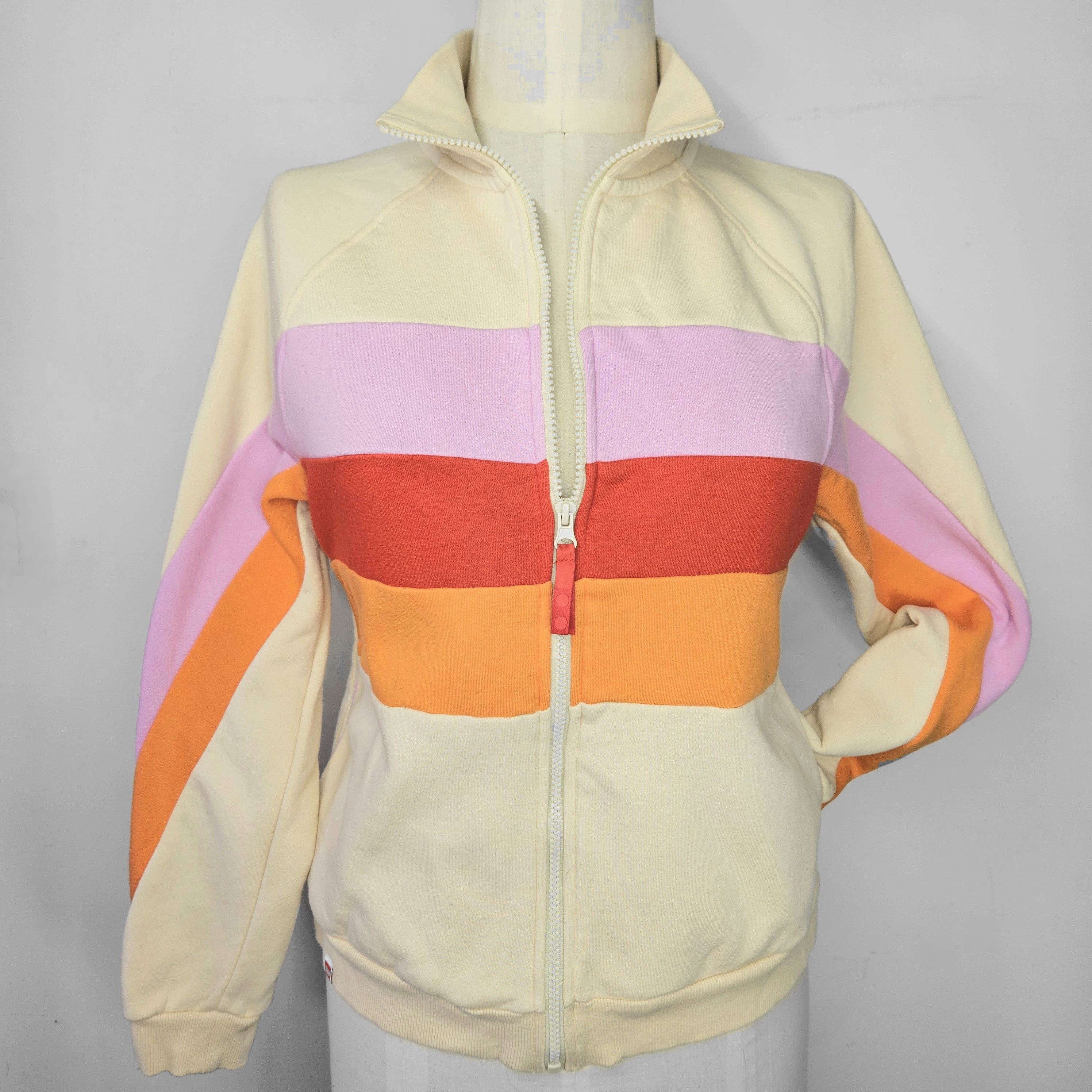LEGO Lego X Target Size M Swearshirt Full Zip Cream Rainbow Strip Size M / US 6-8 / IT 42-44 - 1 Thumbnail