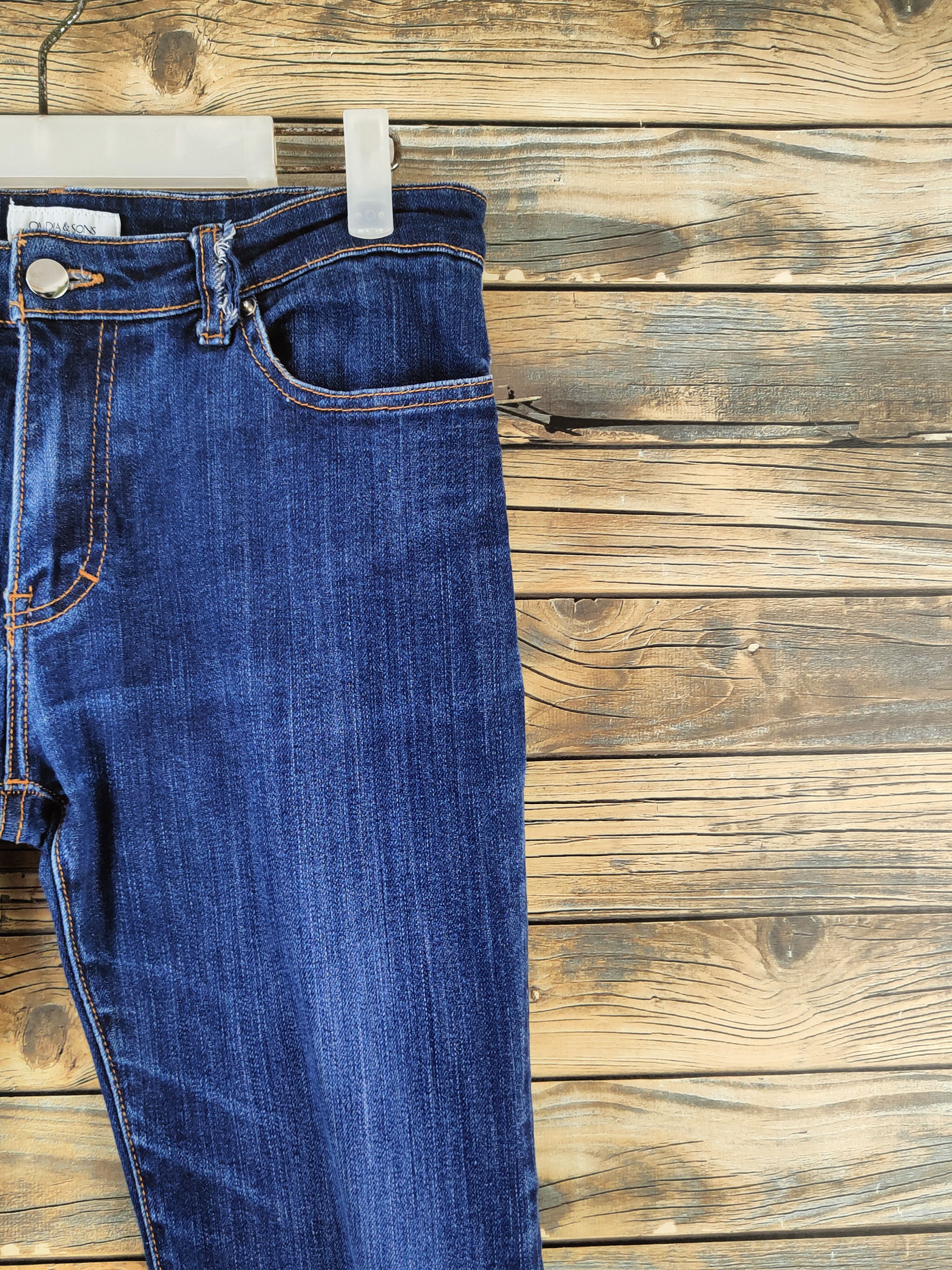 Ovadia & Sons Ovadia & Sons Blue Distressed Ripped Jeans #S2913 Size US 31 - 5 Thumbnail
