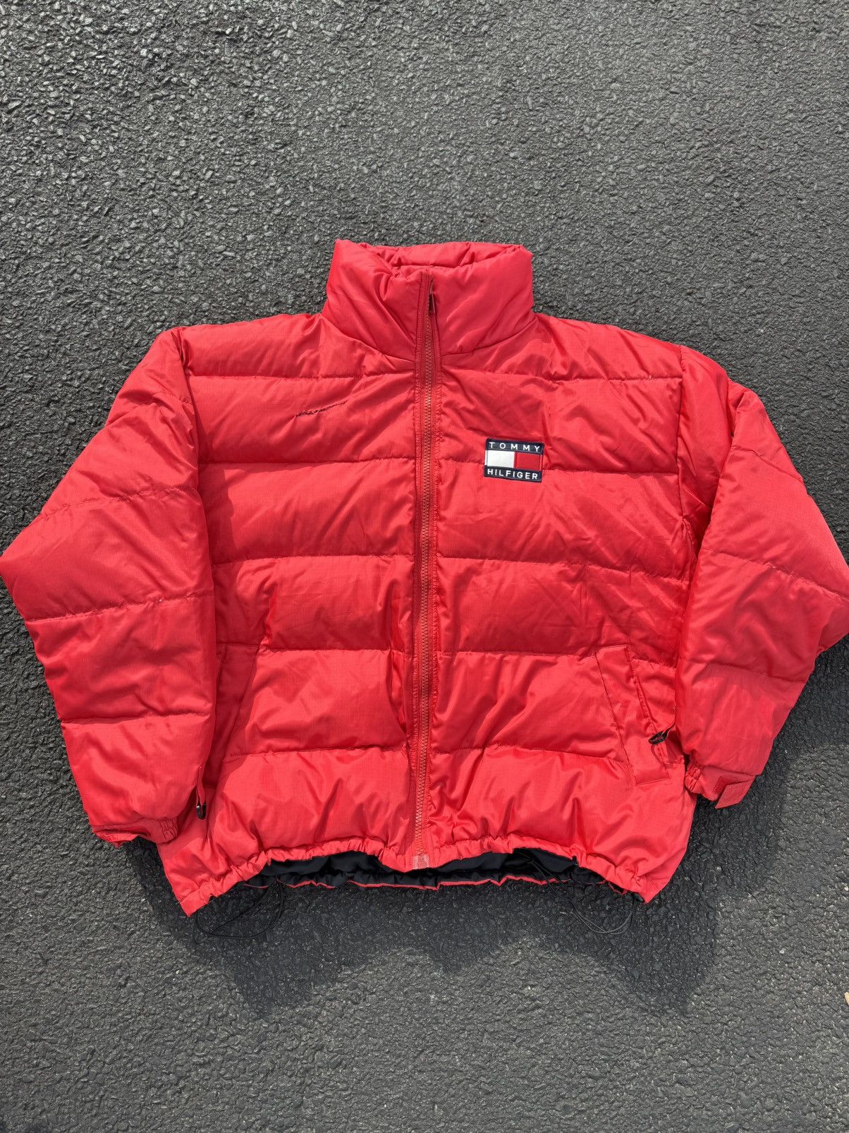 Tommy Hilfiger × Vintage Tommy Hilfiger 90’s Hip Hop Rap Puffer Bubble Jacket Coat Size US XL / EU 56 / 4 - 1 Thumbnail