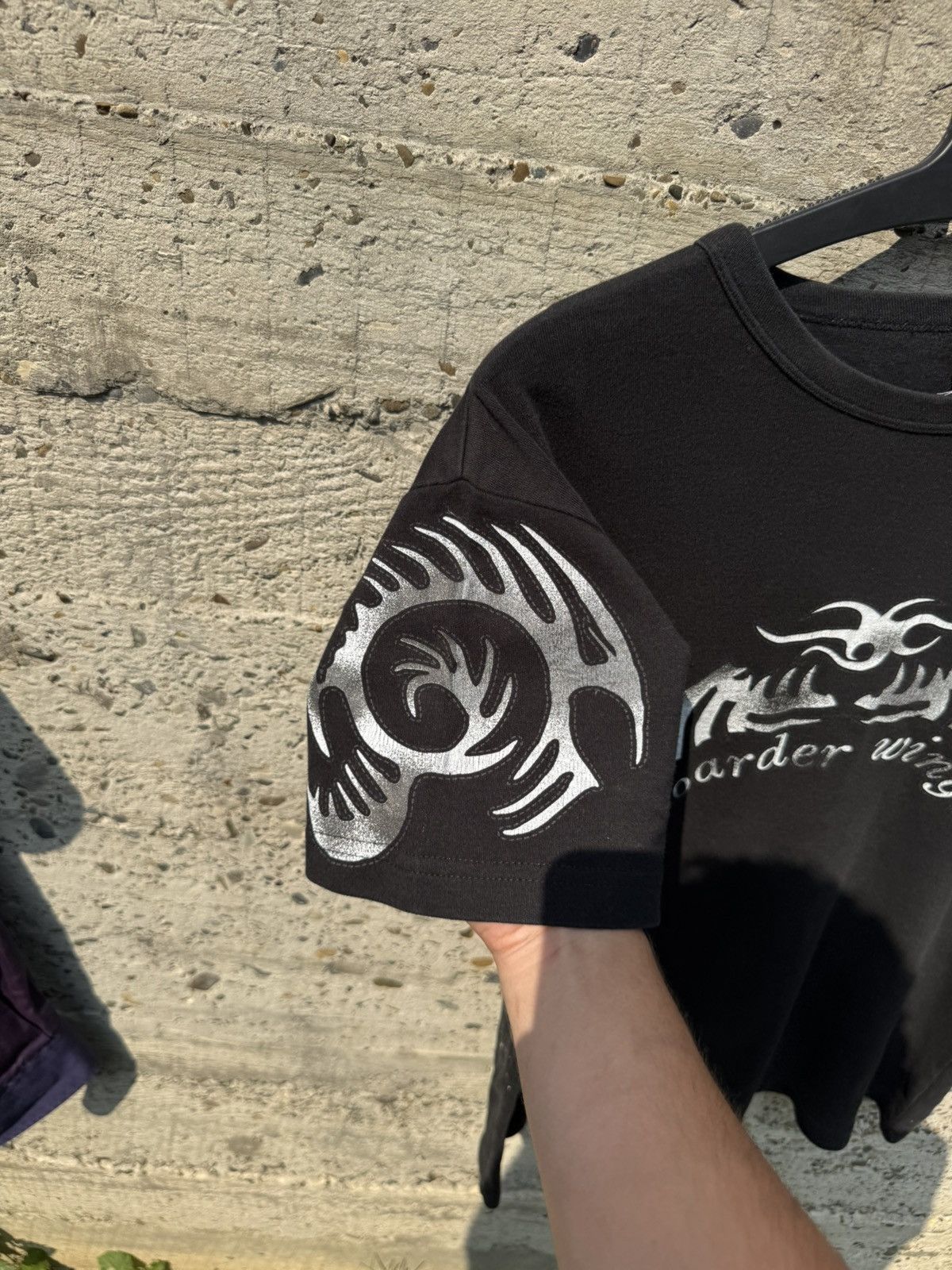 Vintage Vintage Y2k Boarder Wings Metal Core Ed Hardy Style Tee Size US M / EU 48-50 / 2 - 5 Thumbnail
