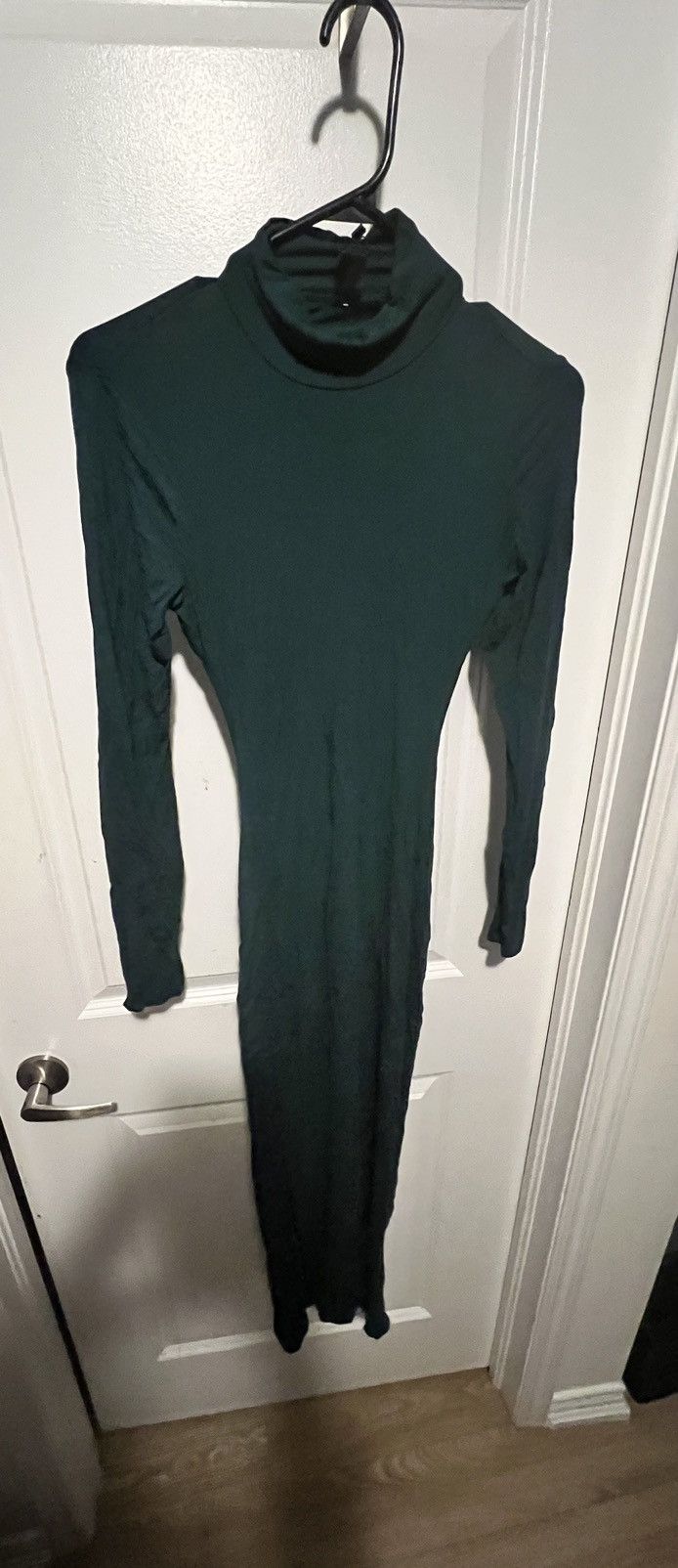 Shein Shein Green Maxi Dress with Abstract Skirt - Size Small | Grailed