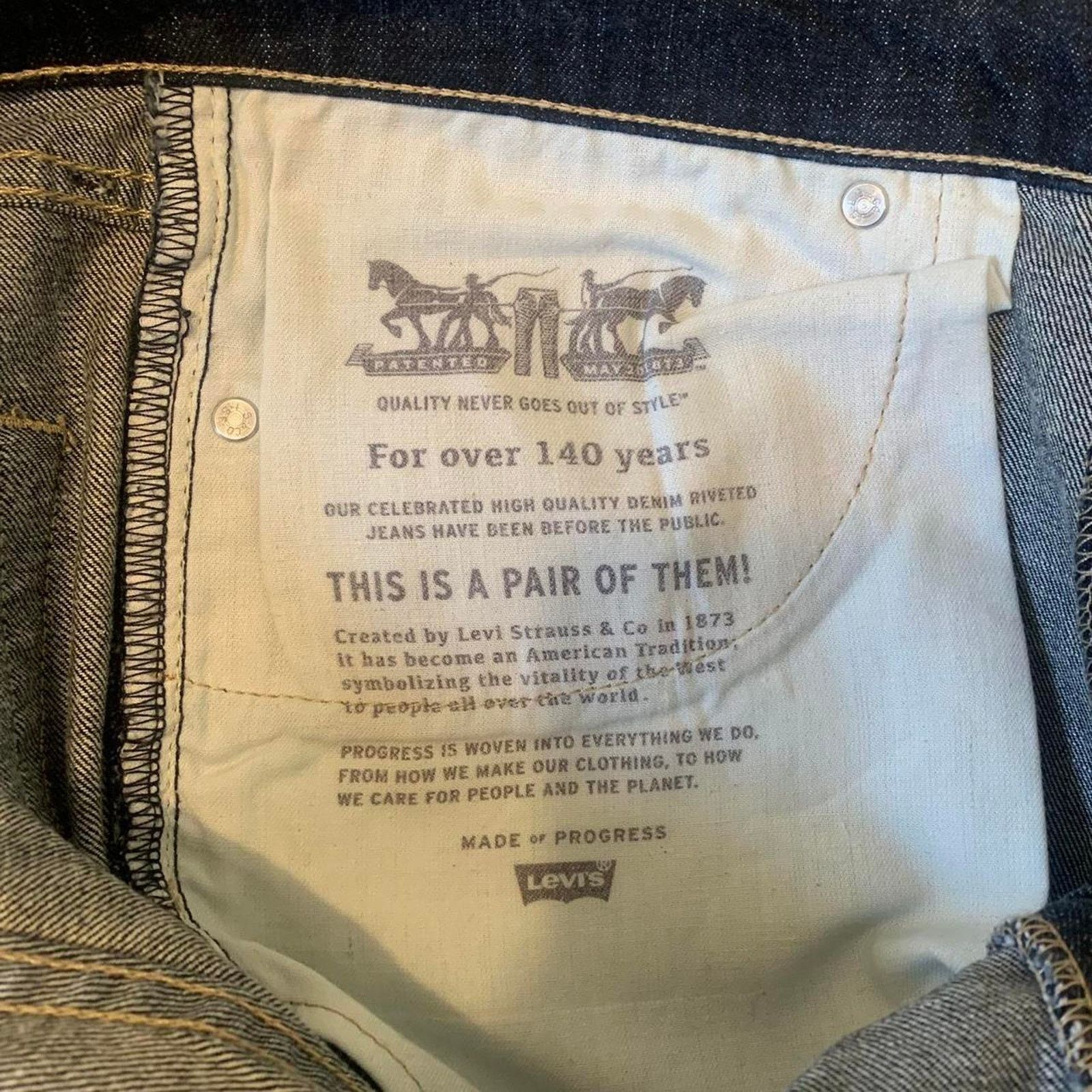 Levi's Levis 511 Dark Denim Jeans Size US 36 / EU 52 - 6 Thumbnail