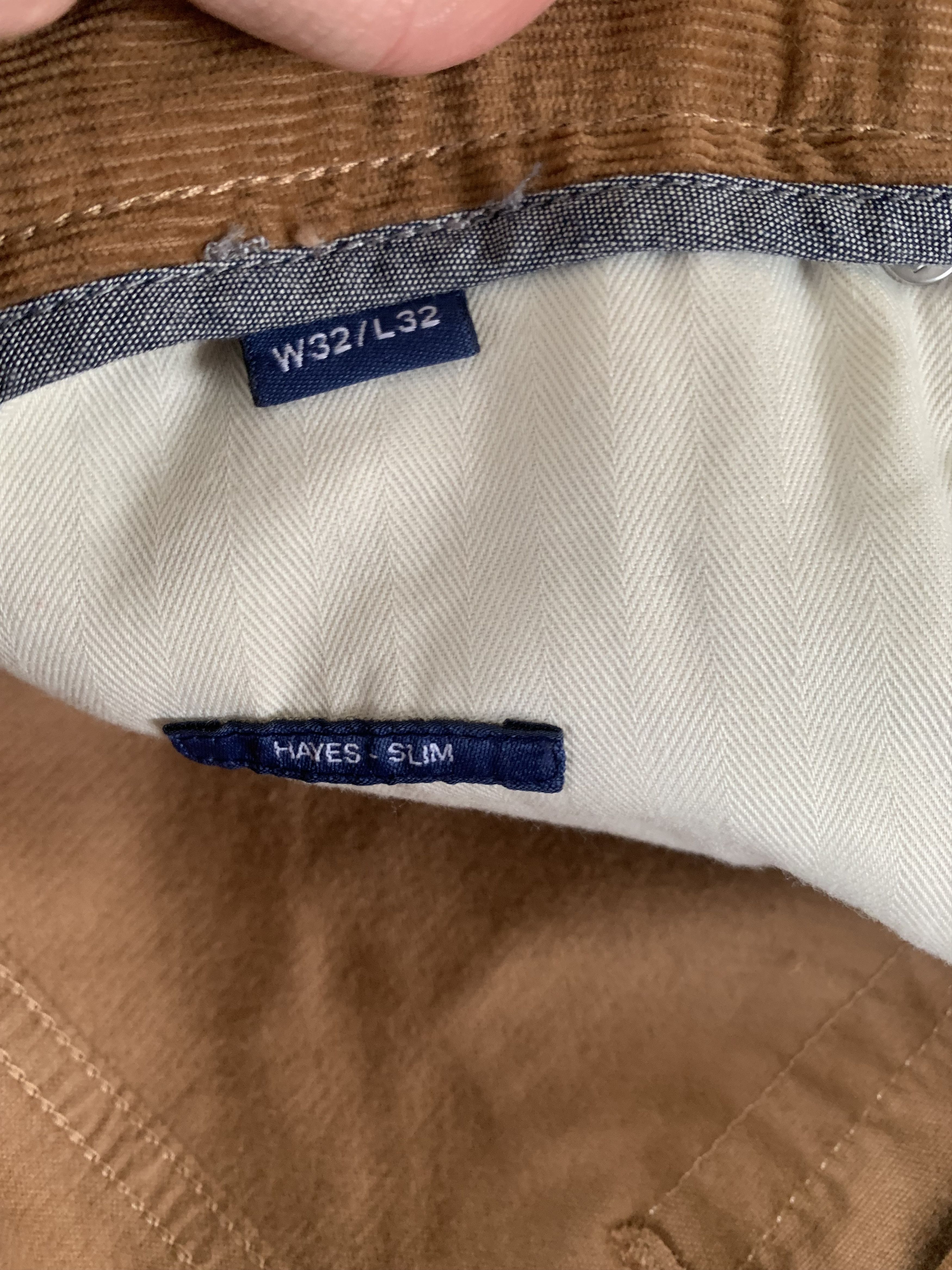 Gant GANT Hayes Slim Brown Corduroy Pants Size US 32 / EU 48 - 9 Thumbnail