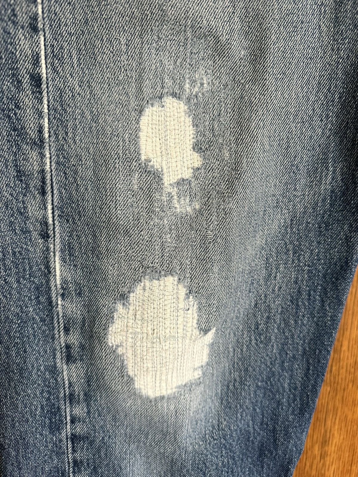 Gallery Dept. $535 Gallery Dept straight leg distressed jeans 30 x 32 Size US 30 / EU 46 - 14 Thumbnail