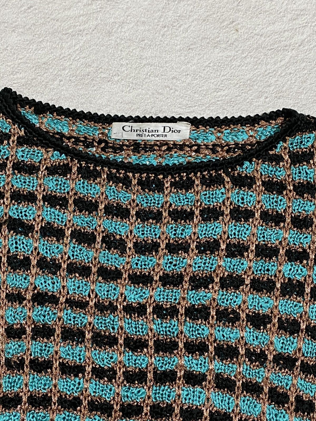 Dior × Vintage RARE ❤️‍🔥 Rare Vintage Christian Dior Pret A Porter Knitwear Size M / US 6-8 / IT 42-44 - 3 Thumbnail