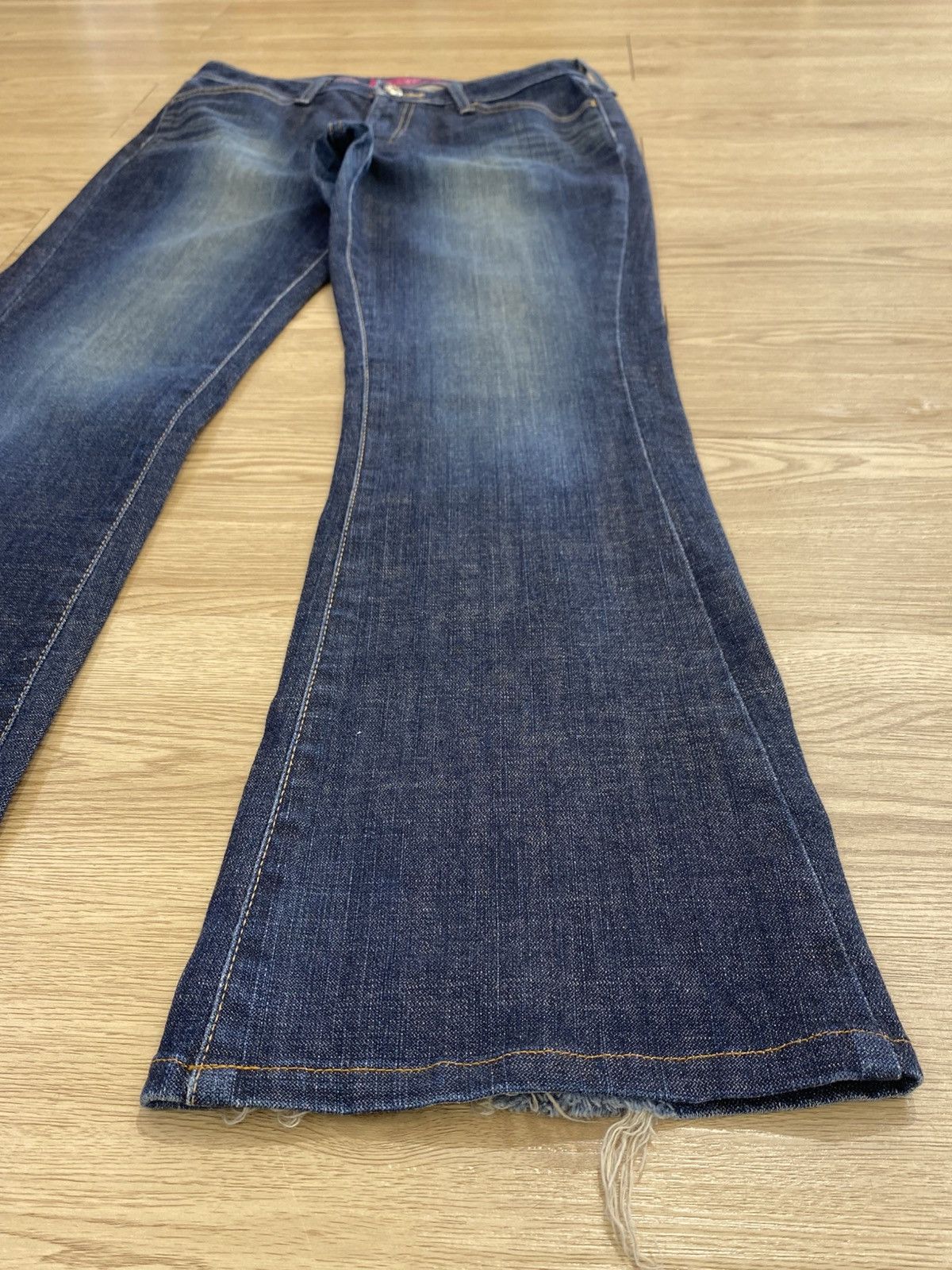 Edwin Miss Edwin Blue Wash Style Flare Jeans Size 26" / US 2 / IT 38 - 6 Thumbnail