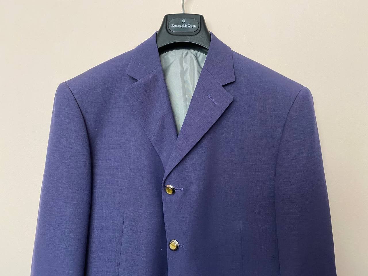 Pal Zileri 2 Pieces PAL ZILERI CERIMONIA Striped Suit One Button Sz 48R Size 48R - 4 Thumbnail