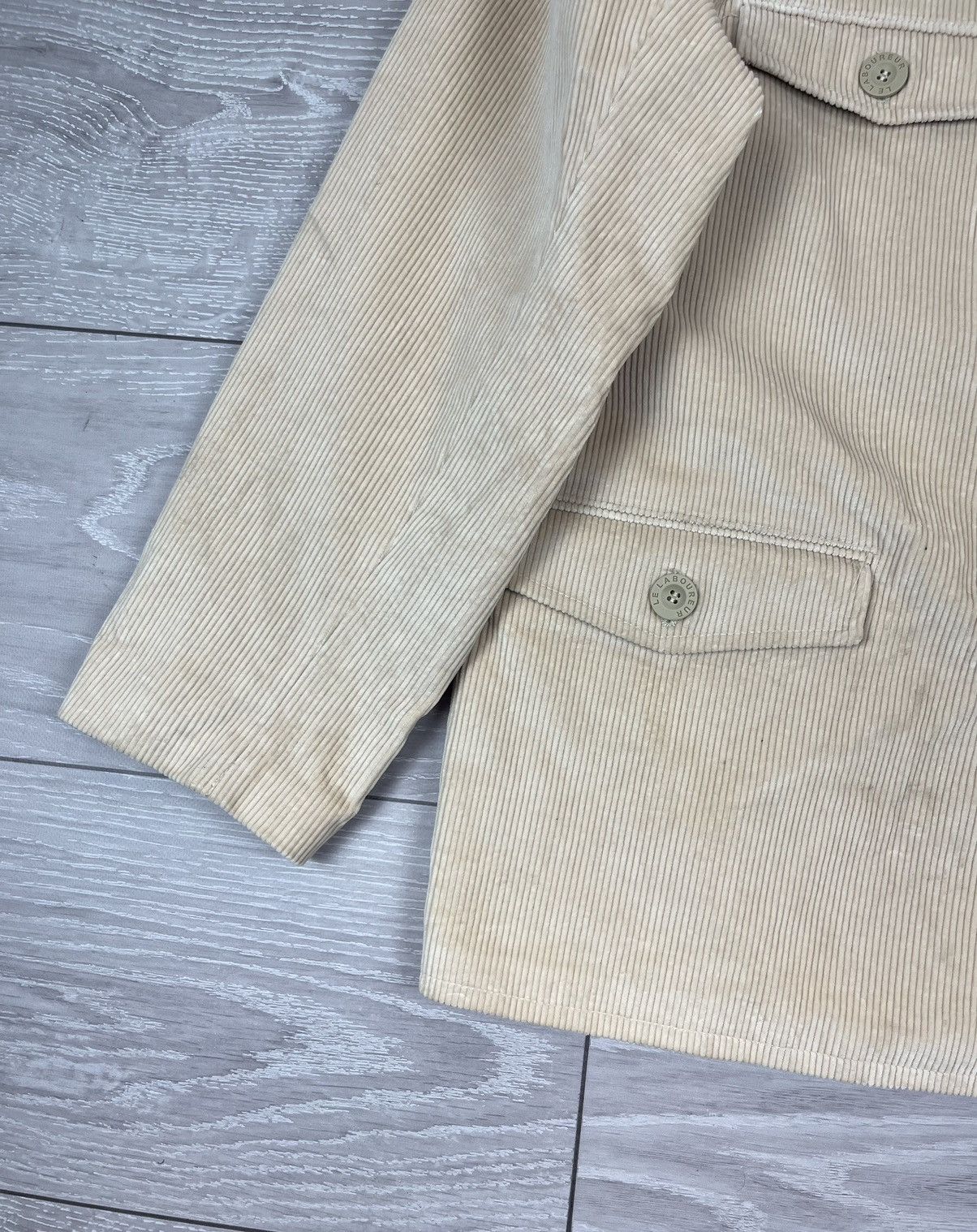 Le Laboureur Le Laboureur Vintage French Corduroy Work Pockets Jacket Size US L / EU 52-54 / 3 - 10 Thumbnail