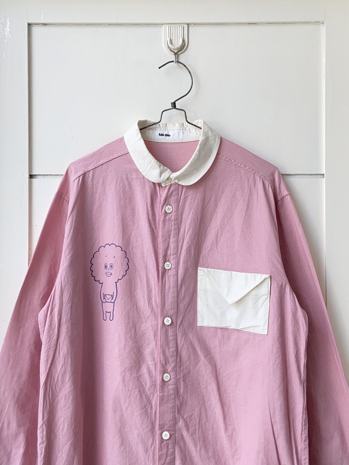 Issey Miyake × Ne-Net NE-NET Pink Shirt Size US S / EU 44-46 / 1 - 11 Thumbnail