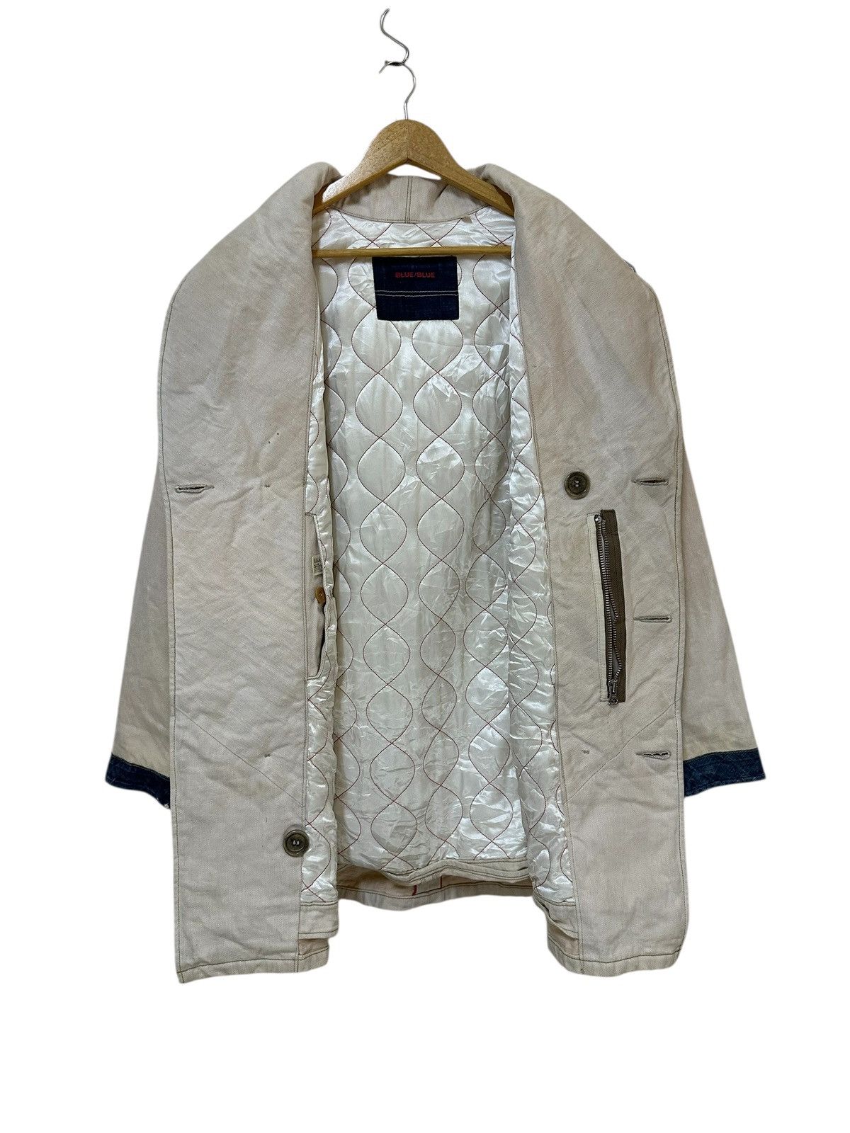 Blue Blue Japan vintage blue blue japan double collar heavy jacket Size US L / EU 52-54 / 3 - 6 Thumbnail
