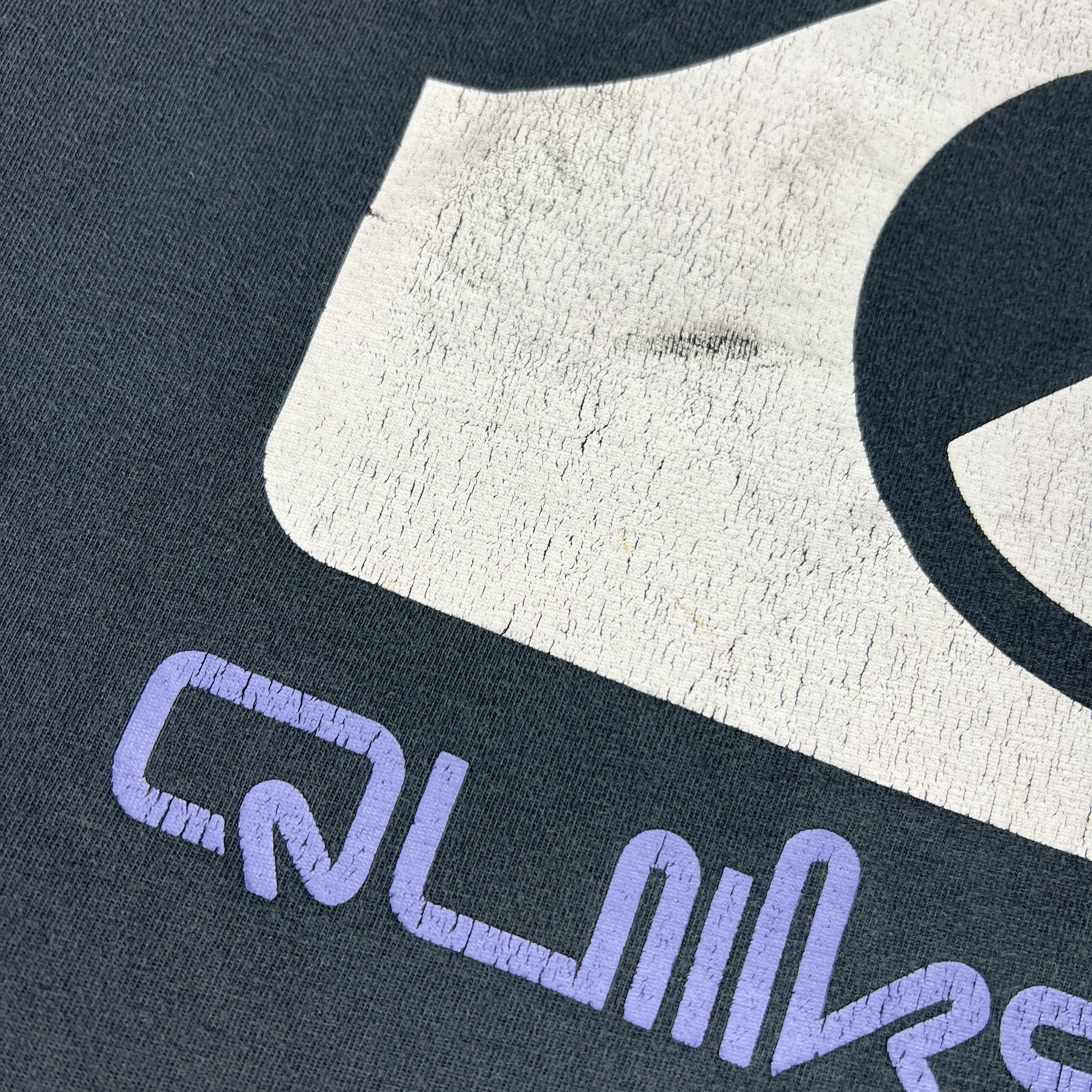 Quiksilver Quiksilver Shirt Black Faded Print Surfer Short Sleeve Tee Size US M / EU 48-50 / 2 - 2 Thumbnail
