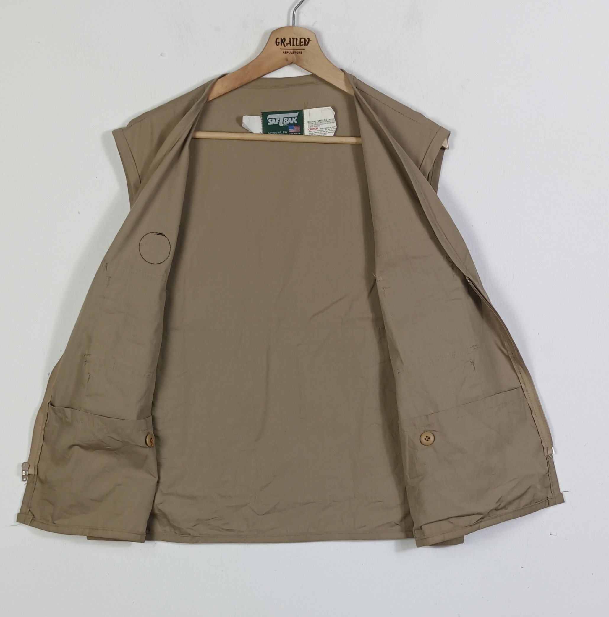 SafTbak × Vintage Vintage🔥 Woods Goods Saftbak Tactical Pocket Fishing Vest Size US L / EU 52-54 / 3 - 7 Thumbnail