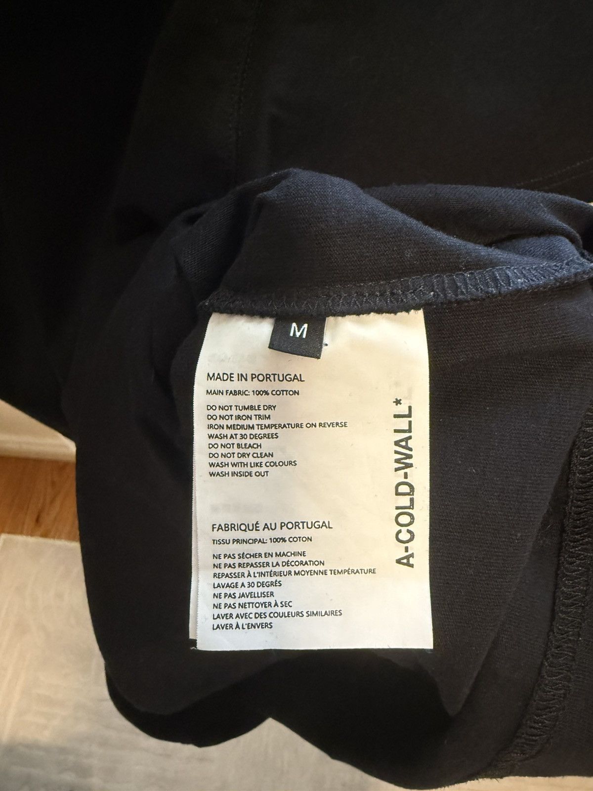 A-COLD-WALL* A-COLD-WALL* Logo Print Cotton T-Shirt Size US M / EU 48-50 / 2 - 7 Thumbnail