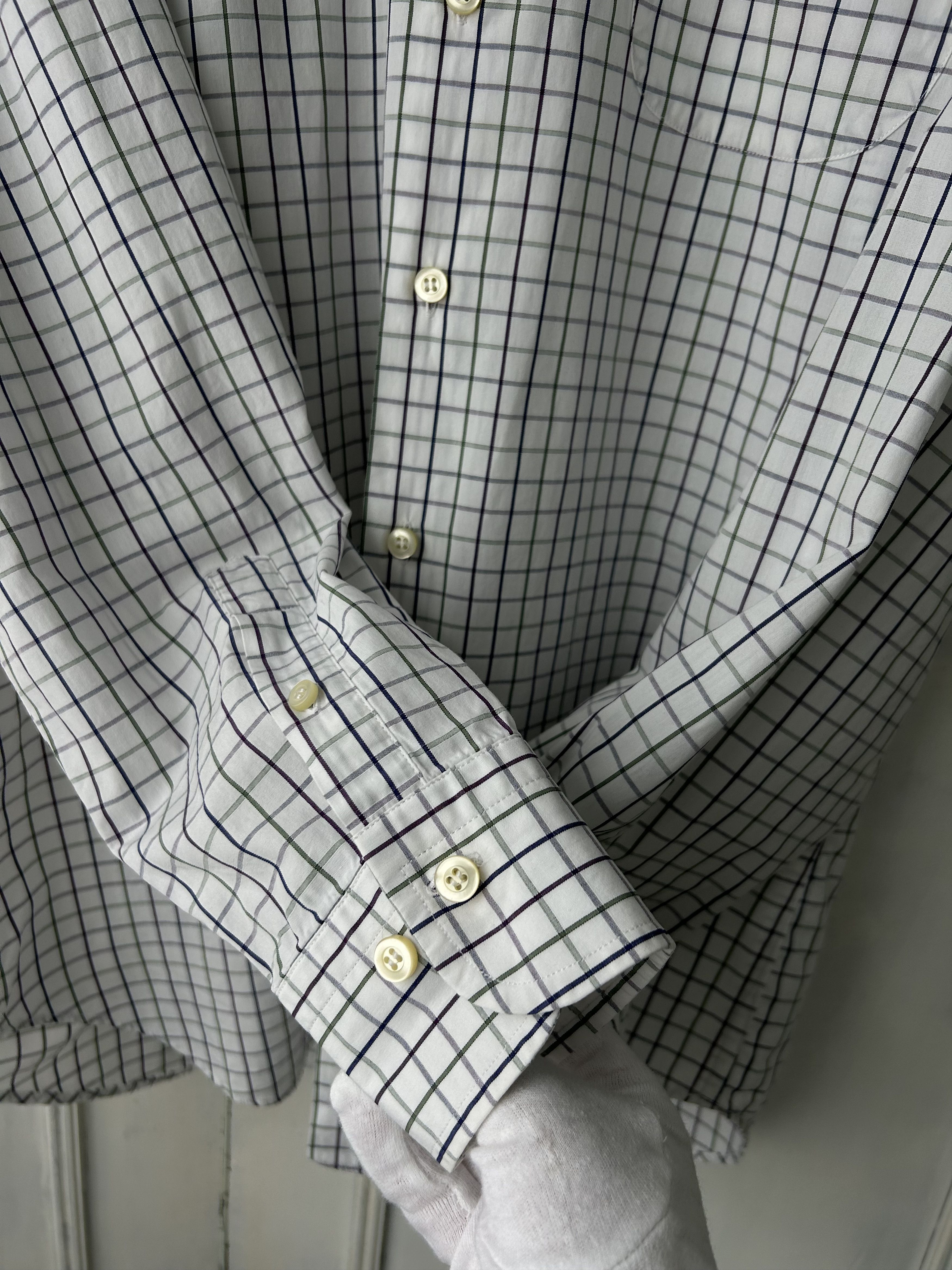 Burberry Burberry Classic Check Cotton Button-Down Shirt Size US L / EU 52-54 / 3 - 7 Thumbnail