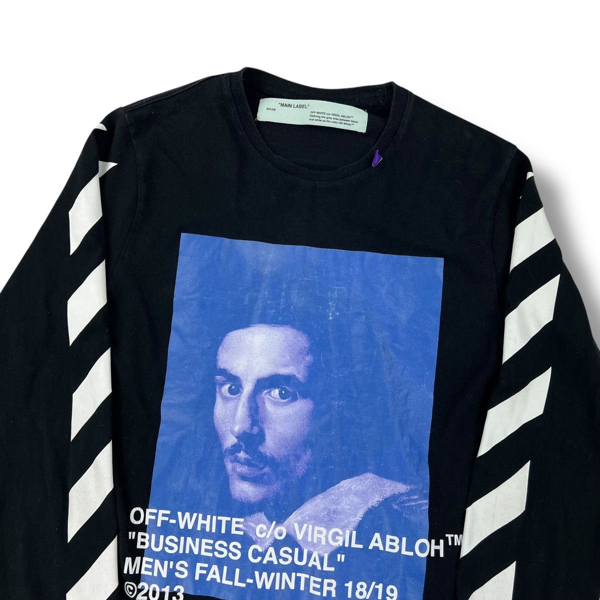 Off-White Off-White Bernini Long Sleeve T Shirt Size US XS / EU 42 / 0 - 1 Thumbnail