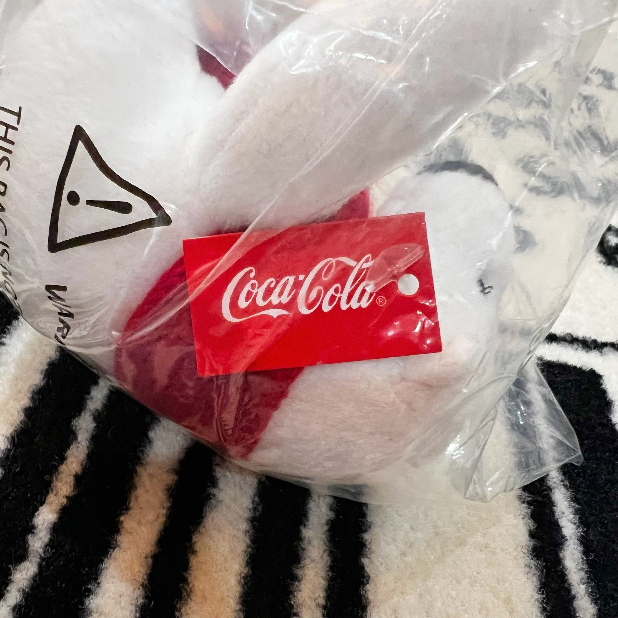 Coca Cola 100% Authentic Coca Cola Merch Mini Polar Bear Plush Size ONE SIZE - 4 Thumbnail