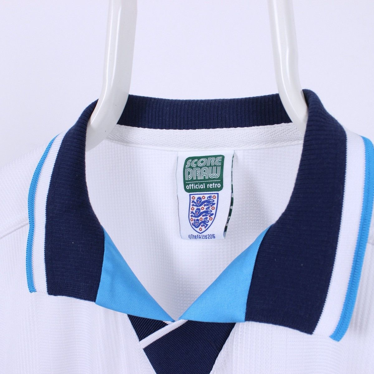 Vintage Score Draw England National Team Retro Football Jersey 90s Size US XL / EU 56 / 4 - 3 Thumbnail