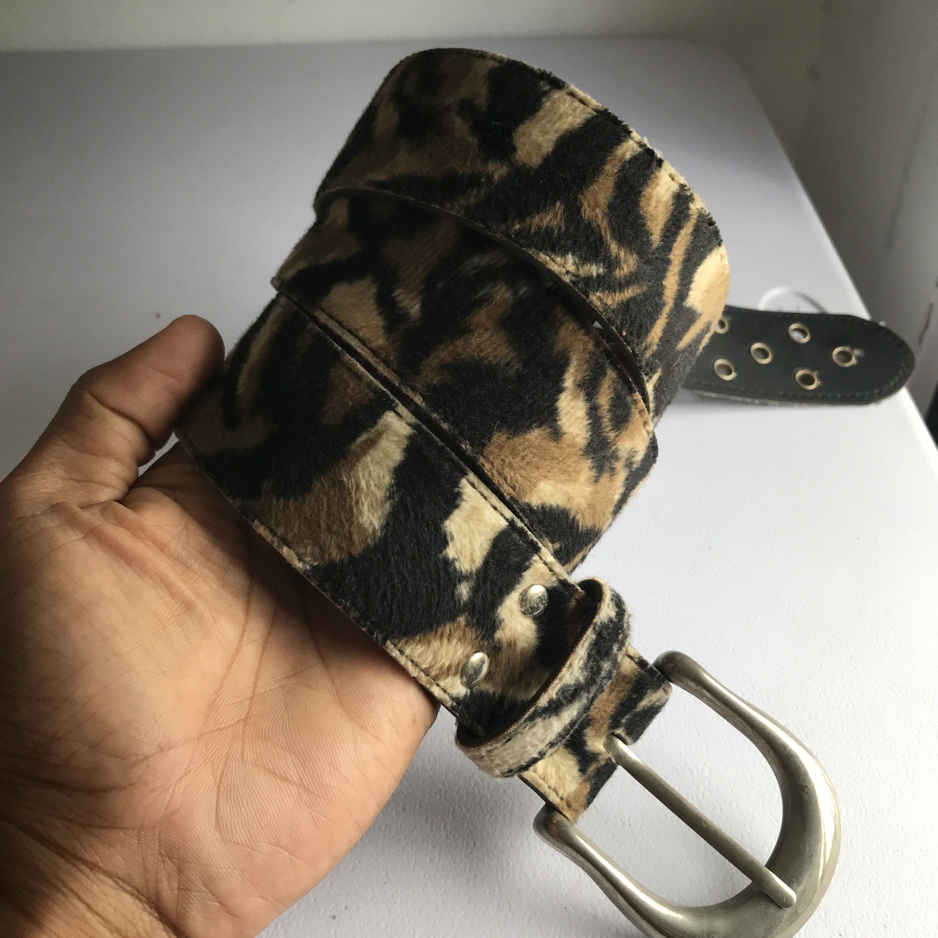 Japanese Brand Tiger pattern belt Size ONE SIZE - 2 Thumbnail