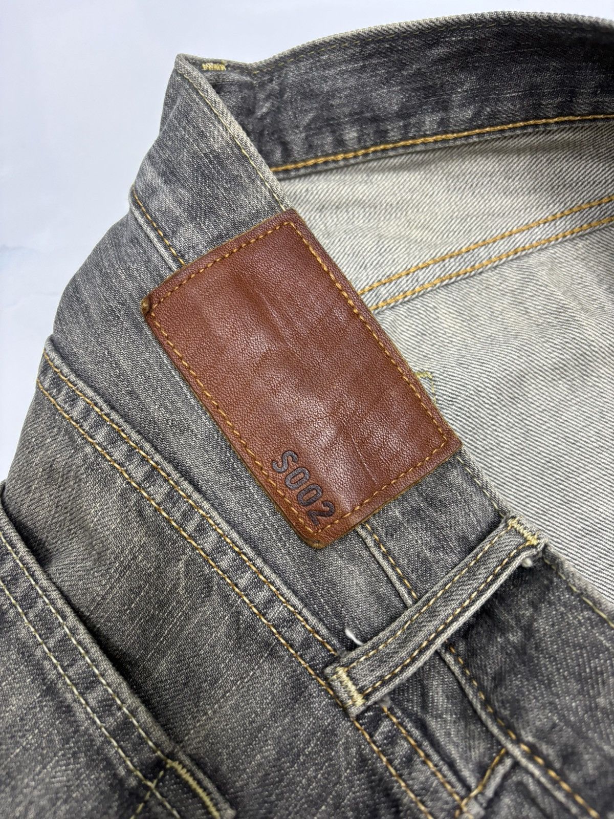 Undercover 🔥VINTAGE S-002 MUD WASH DISTRESSED DENIM UNDERCOVER STYLE Size US 33 - 11 Thumbnail