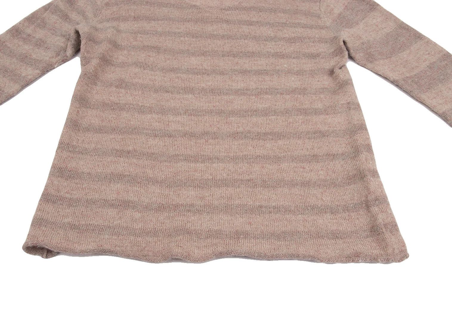 Yohji Yamamoto Yohji Yamamoto Linen Blend Glitter Stripe Sweater Size US M / EU 48-50 / 2 - 8 Thumbnail