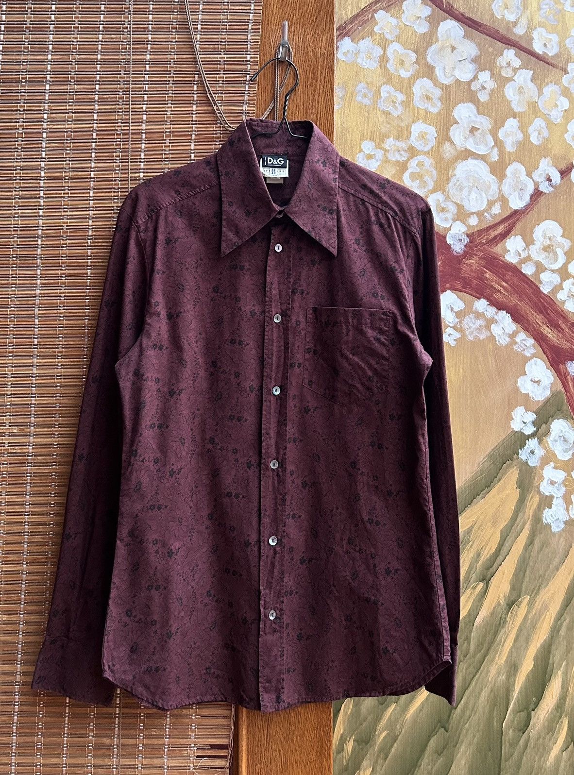 Dolce & Gabbana × Vintage Vintage Dolce & Gabbana Floral Print Button Shirt Size US M / EU 48-50 / 2 - 1 Thumbnail