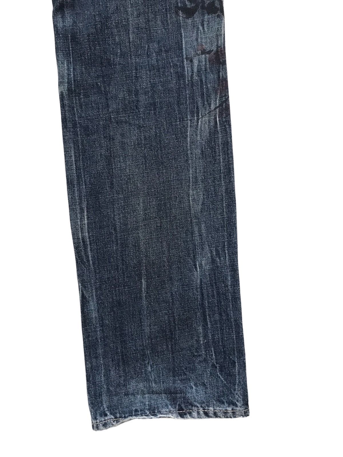 Takeo Kikuchi Takeo Kikuchi Yakuza Yanki Painted Art Denim Jeans Size US 32 / EU 48 - 14 Thumbnail