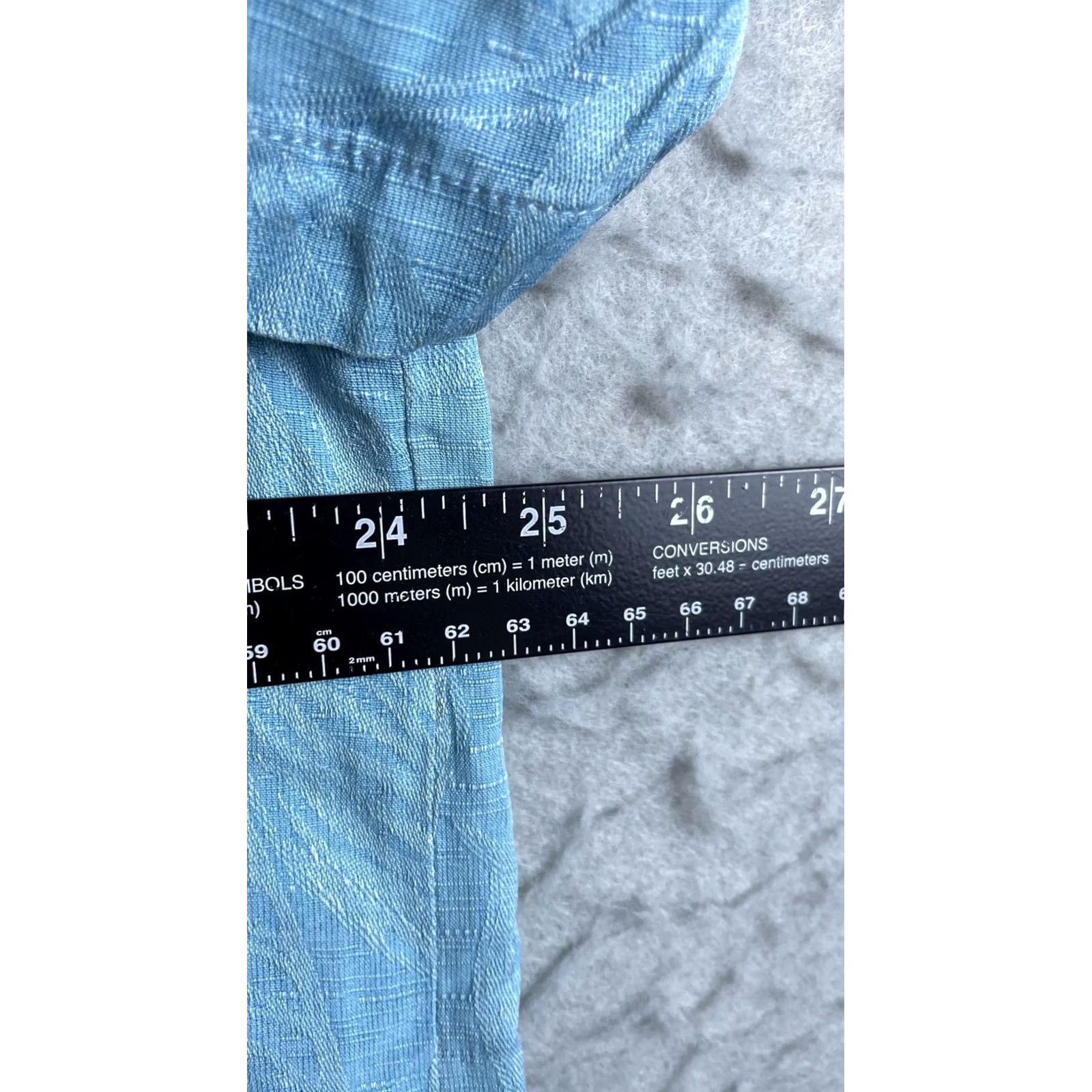Tommy Bahama VINTAGE Tommy Bahama Shirt Mens XL Blue Silk Hawaiian Short Sleeve Button One Olive Size US XL / EU 56 / 4 - 3 Thumbnail
