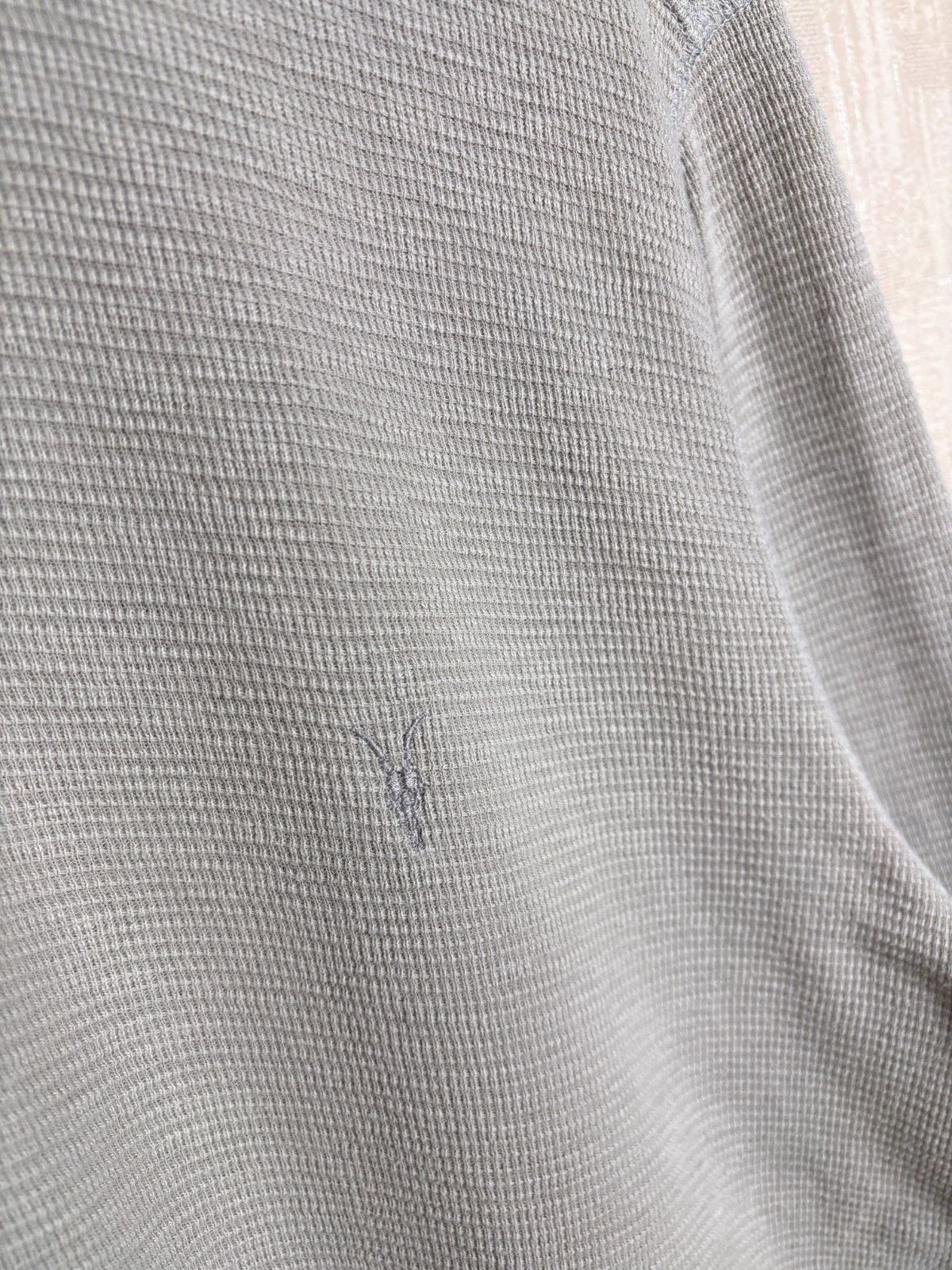 Allsaints AllSaints Clash Long Sleeve Polo Waffle Textured Size L Size US L / EU 52-54 / 3 - 6 Thumbnail