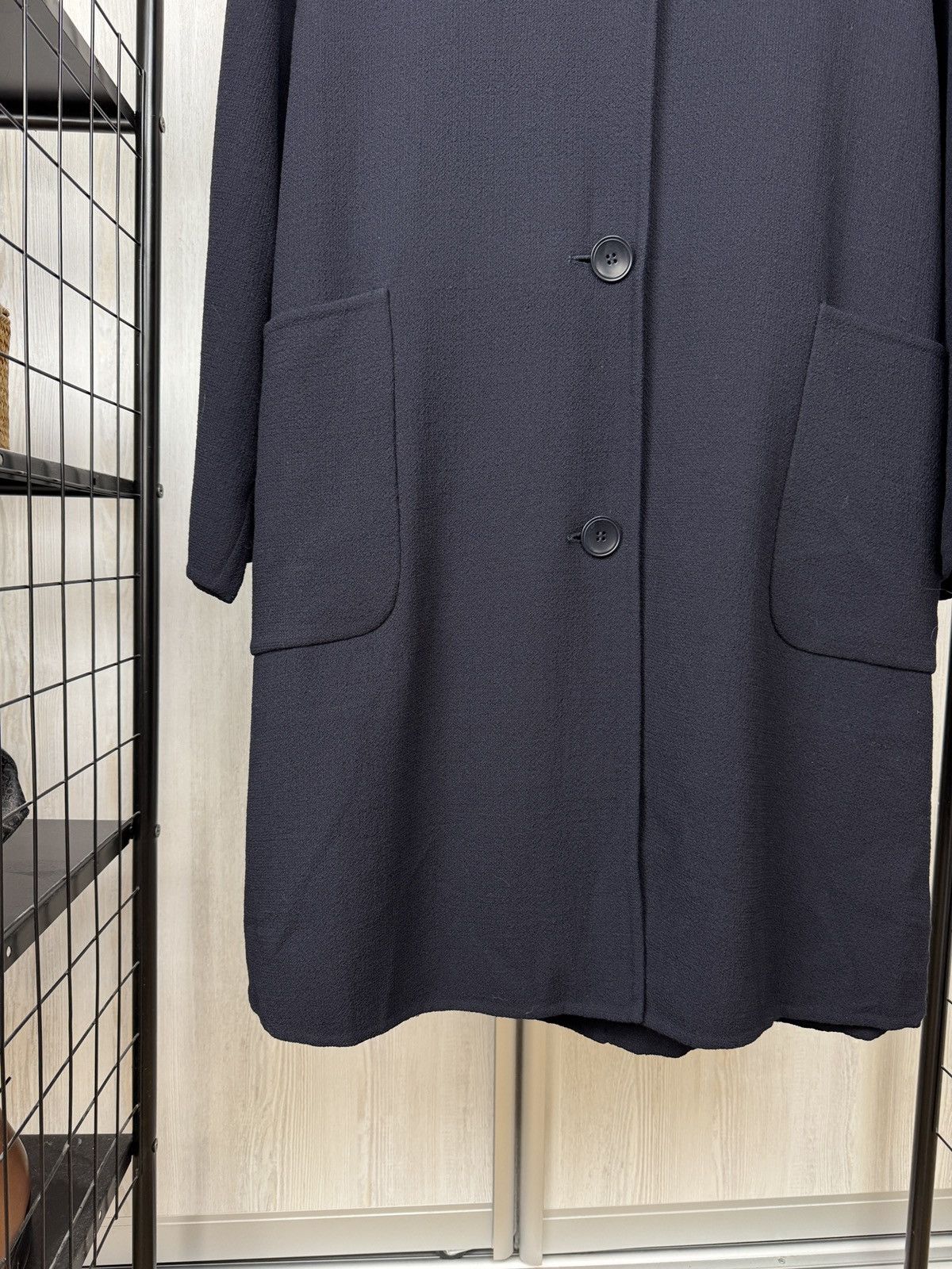 Max Mara Max Mara midnight blue shirt-style wool coat Size M / US 6-8 / IT 42-44 - 5 Thumbnail
