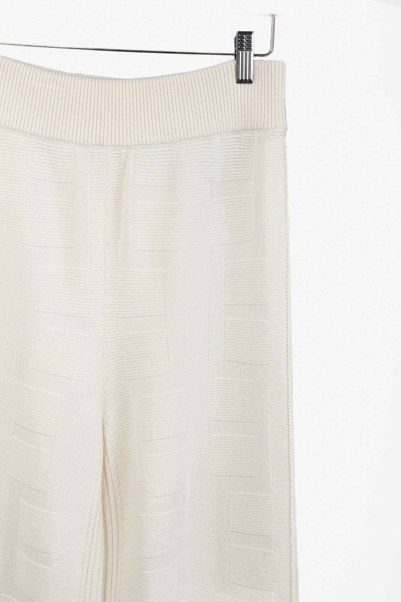 Hermes Hermes Cream Monogram Wool-Knit Sweater Vest & Pants Set Size M / US 6-8 / IT 42-44 - 11 Thumbnail