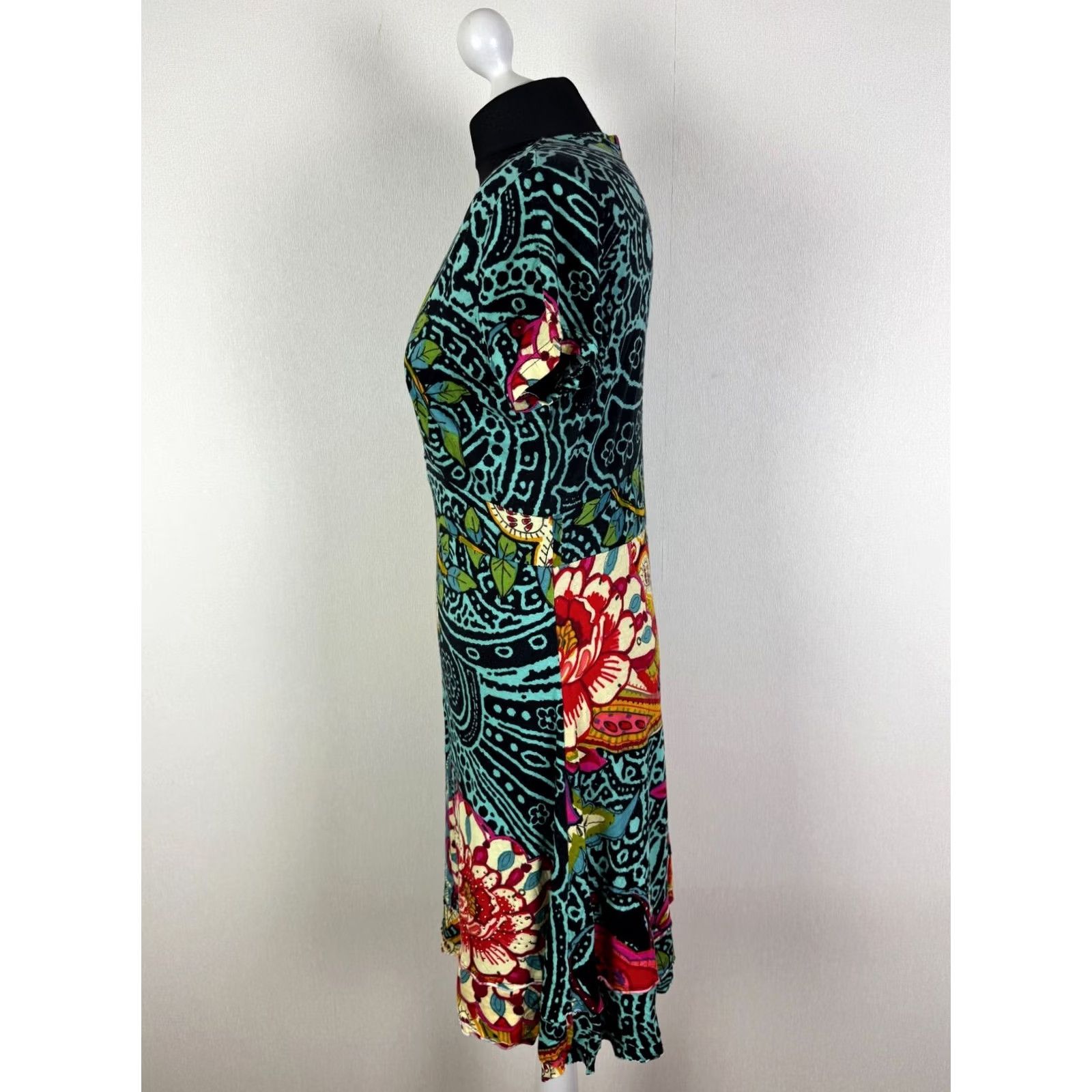 Desigual Desigual Dress Womens XXL A-Line Sleeveless Knee Length Multicoloured 2XL Dress Size XXL / US 16-18 / IT 52-54 - 2 Thumbnail