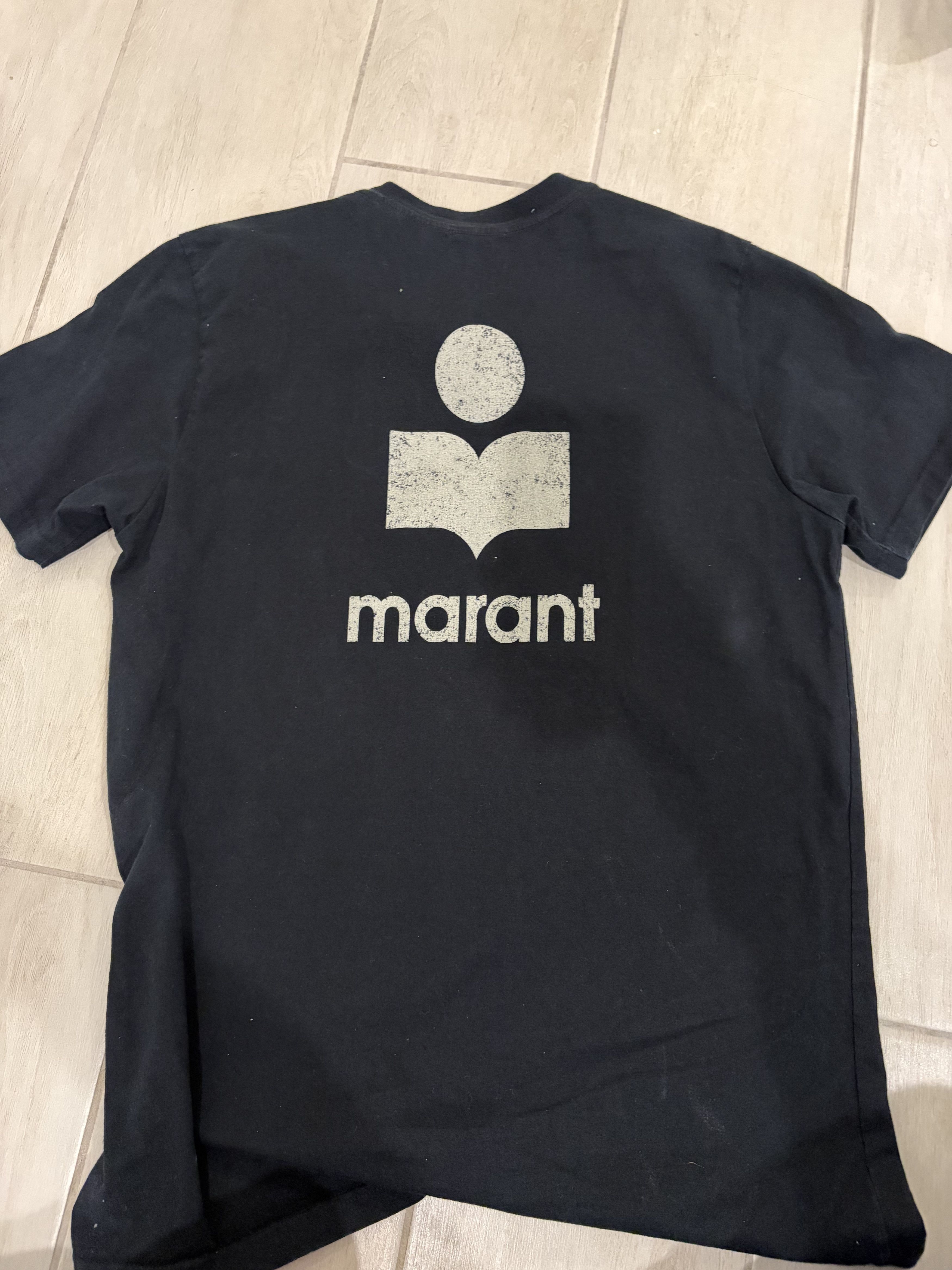 Isabel Marant *MSG TO OFFER* Isabel Marant Printed Logo Tee Size US L / EU 52-54 / 3 - 4 Thumbnail
