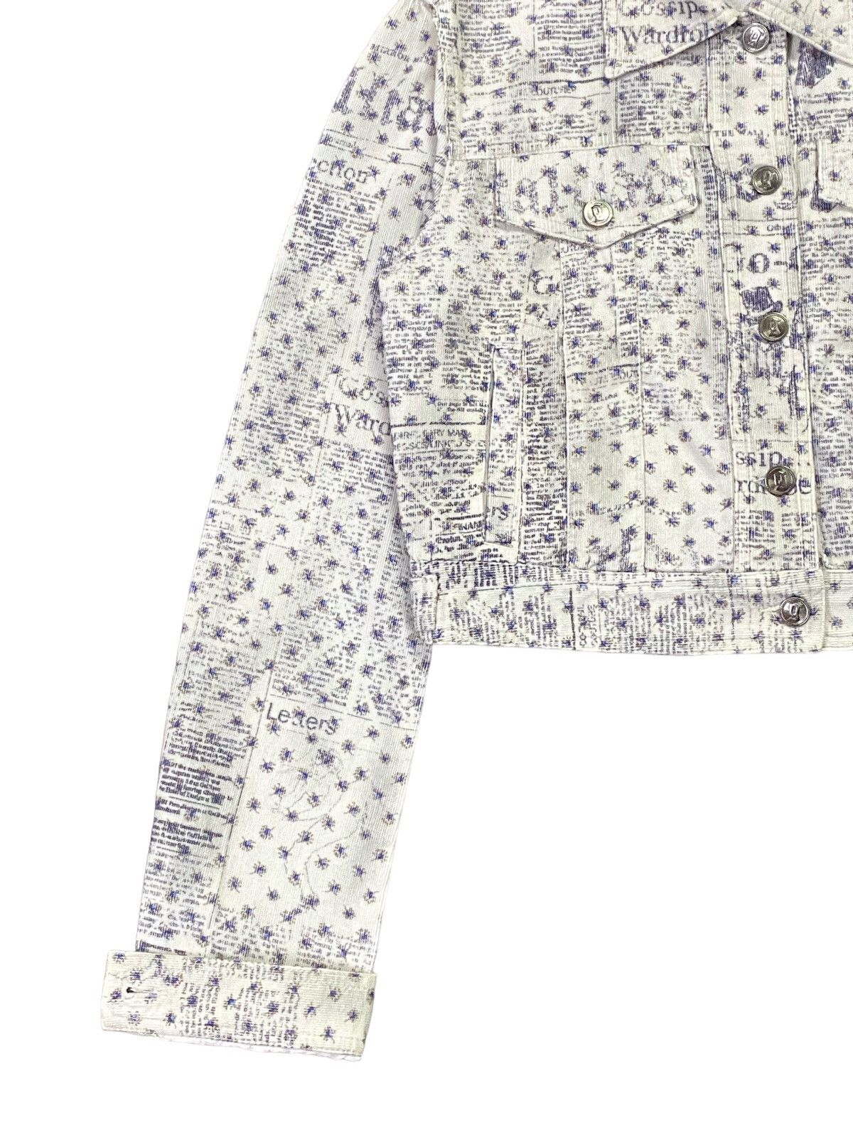 John Galliano Galliano Gazette Newspaper Corduroy Jacket Size M / US 6-8 / IT 42-44 - 16 Thumbnail