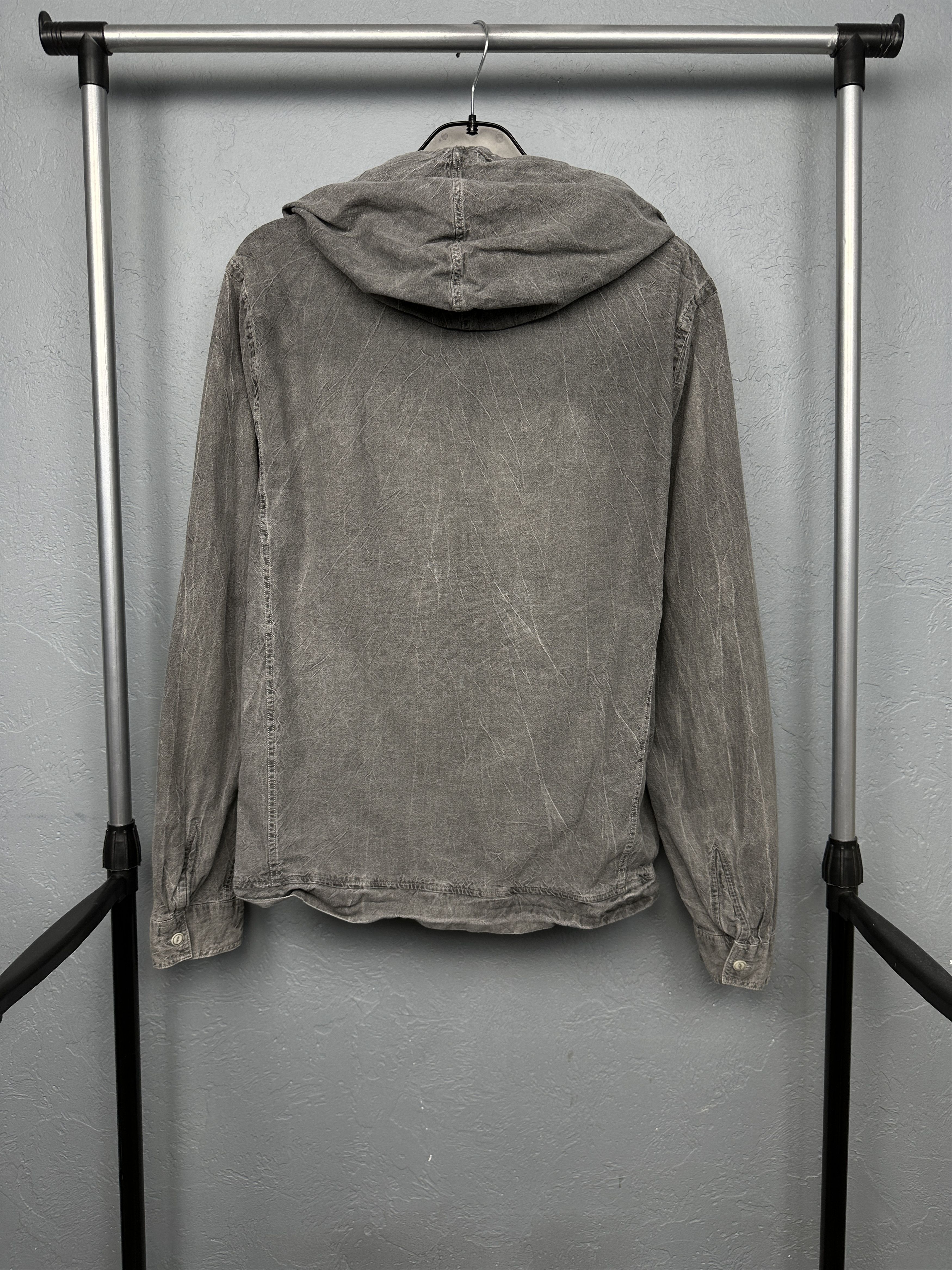 Allsaints Allsaints Mens Avant Garde Bomber Hooded Jacket Shirt Size US L / EU 52-54 / 3 - 5 Thumbnail