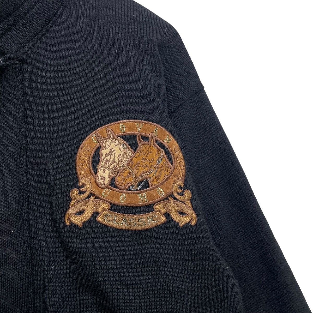 Other Japanese Brand Giovanuomo Knit Big Logo Jacket Size US M / EU 48-50 / 2 - 4 Thumbnail