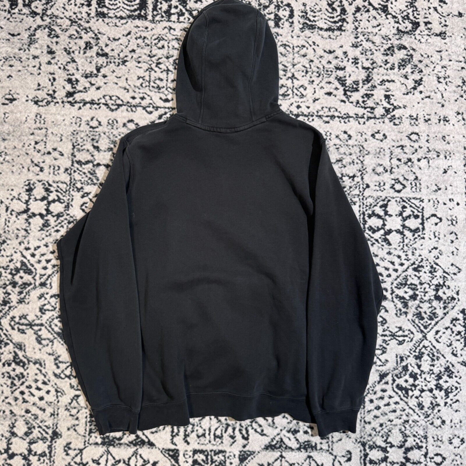 Nike × Vintage Vintage Nike Black Cotton Hoodie Size L Y2K 90s swoosh Size US L / EU 52-54 / 3 - 11 Thumbnail