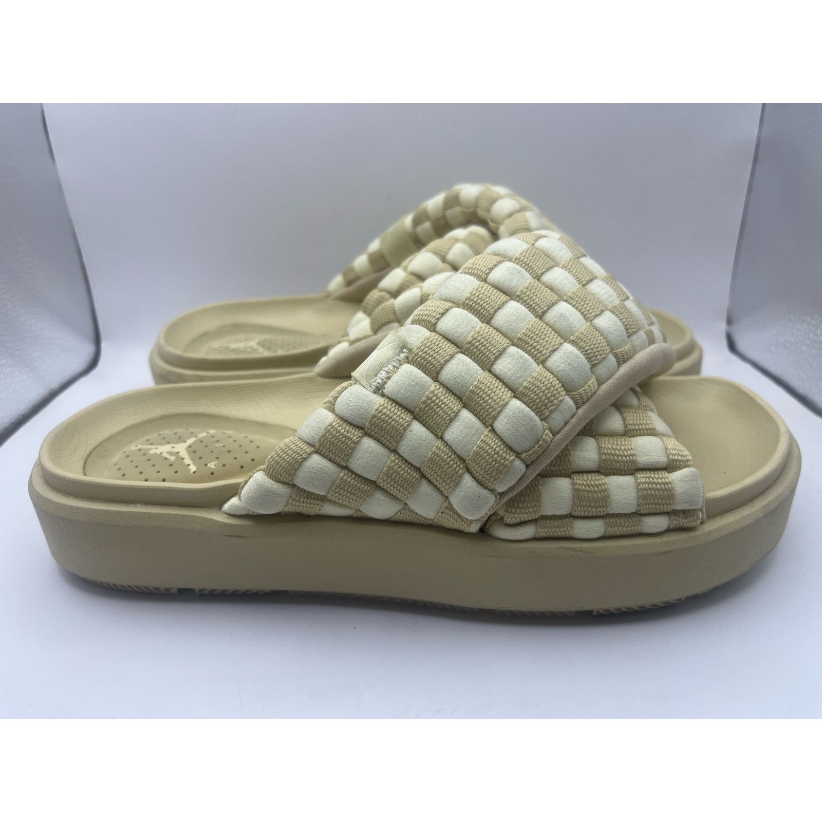 Nike Nike Air Jordan Sophia Slides Tan Cream Women’s Size 7 USED Size US 7 / IT 37 - 2 Thumbnail