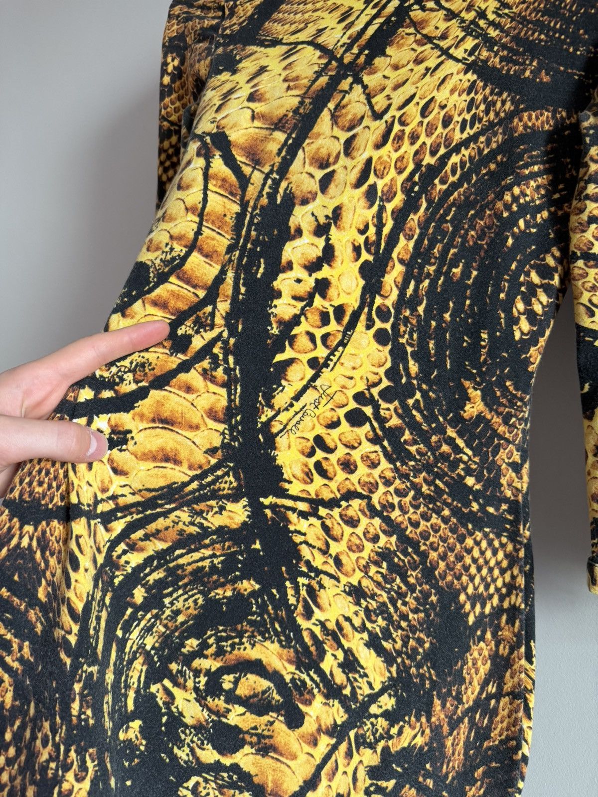 Just Cavalli Just Cavalli Snake Print Bodycon Dress Size S / US 4 / IT 40 - 8 Thumbnail